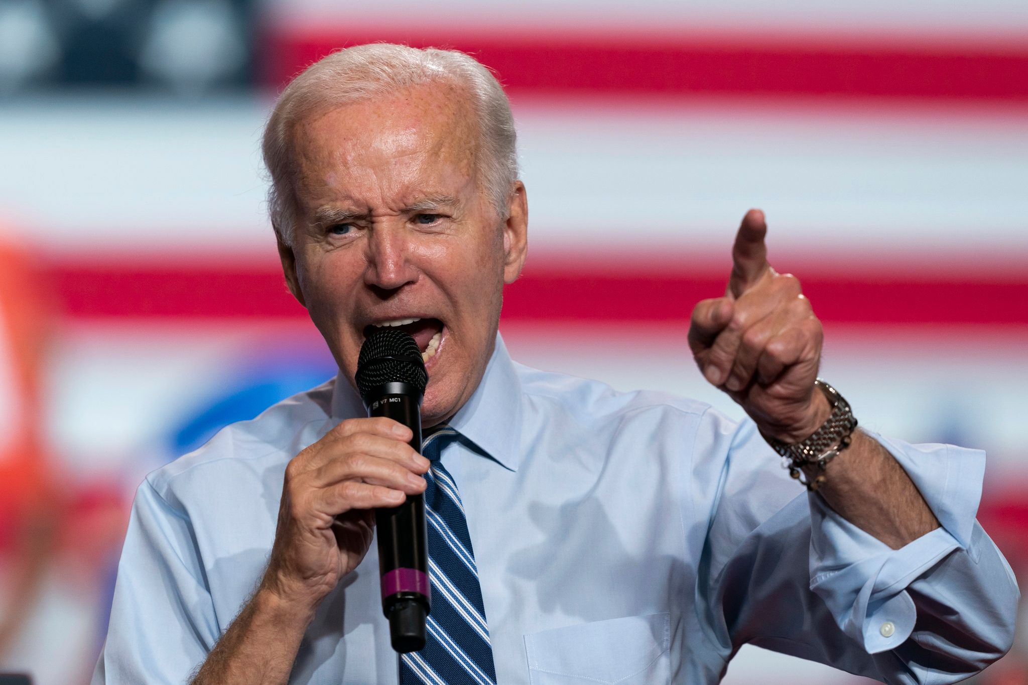 Im Wahlkampfmodus: Biden greift Republikaner scharf an