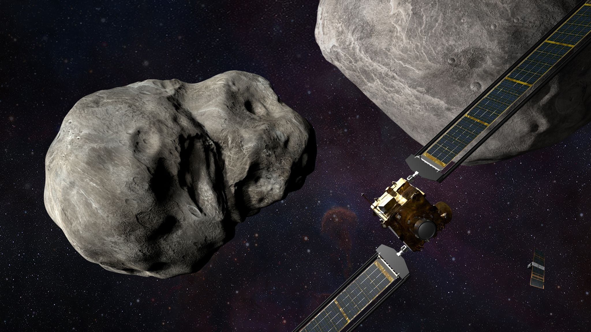 Premiere: Nasa steuert Sonde absichtlich in Asteroid