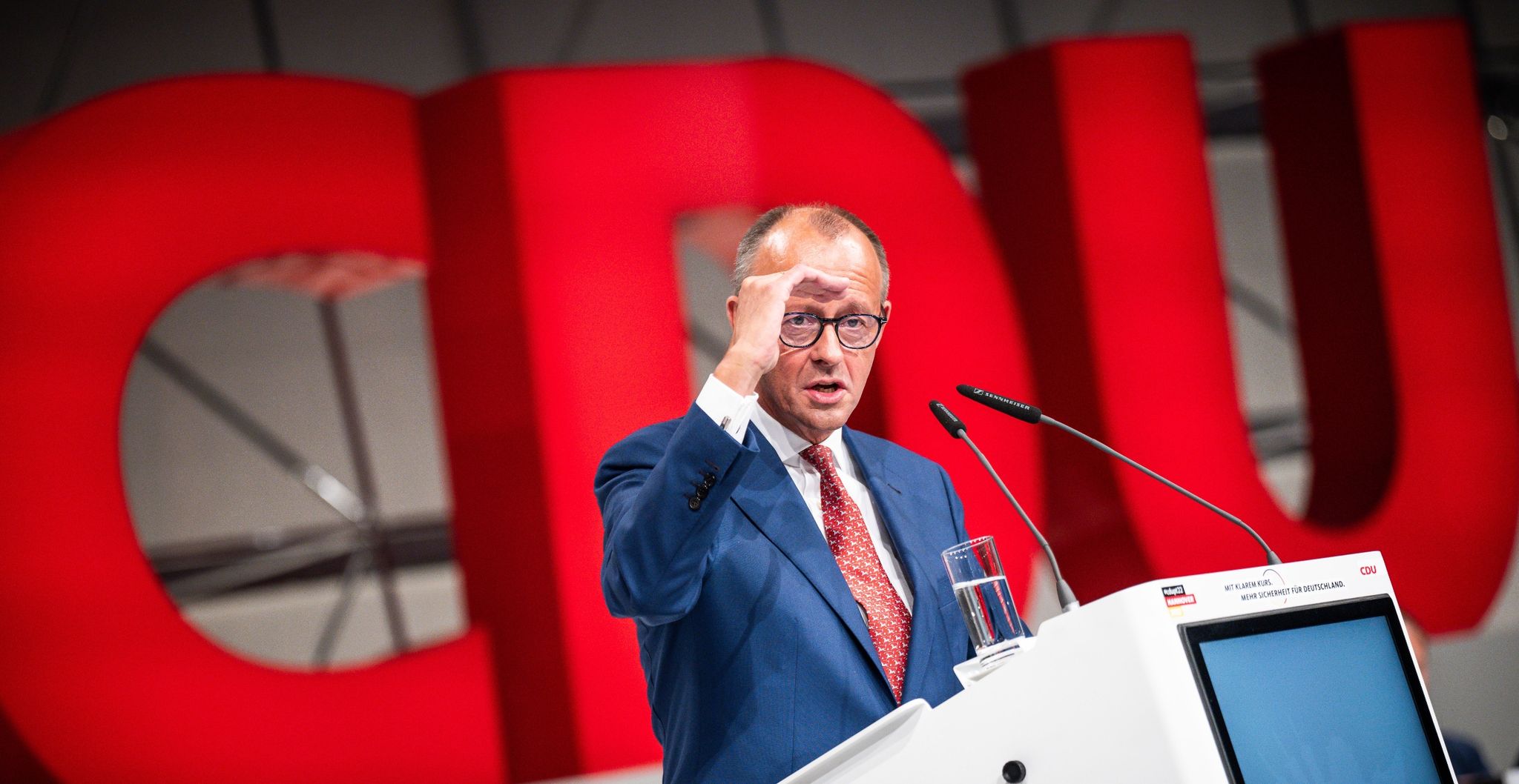 Merz und Söder demonstrieren Schulterschluss