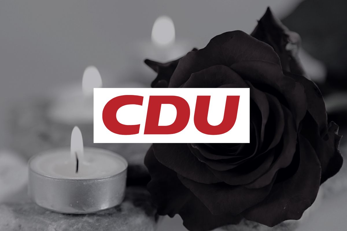 CDU-Politikerin plötzlich tot – Die Partei ist geschockt