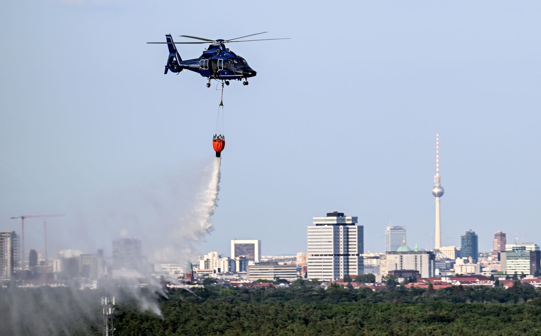 Feuer im Grunewald: Polizei schließt Brandstiftung aus