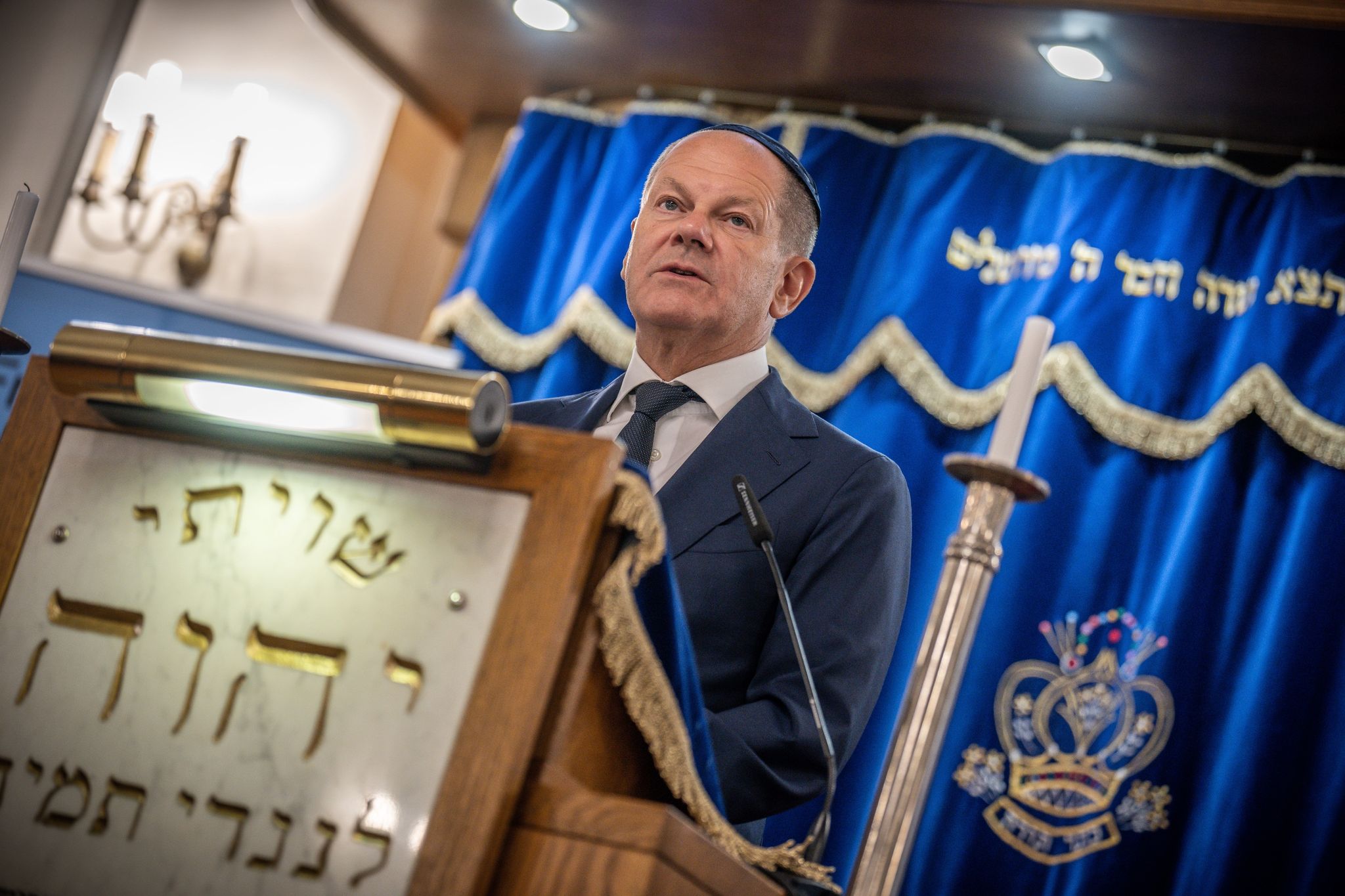 Scholz: Antisemitismus-Kampf hat allerhöchste Priorität