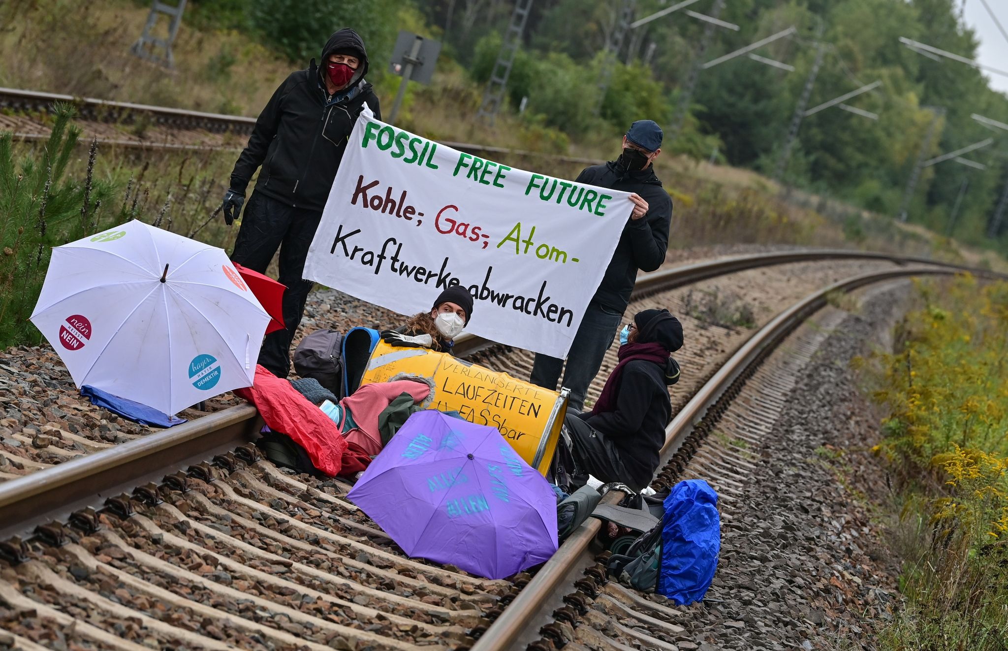 Vier Kohlekraftgegner nach Blockadeaktion in U-Haft
