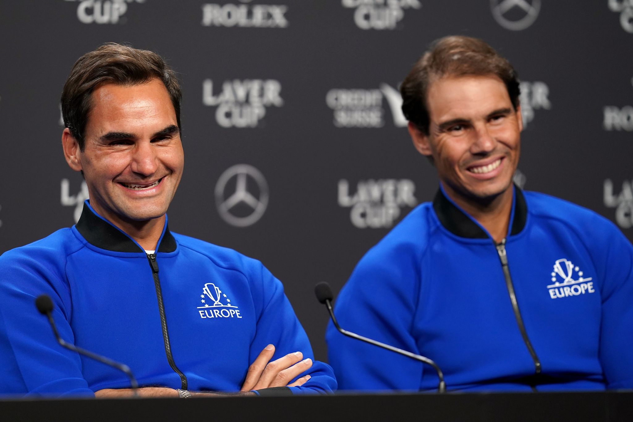 «Eine Ehre»: Federer zum Abschied an der Seite von Nadal