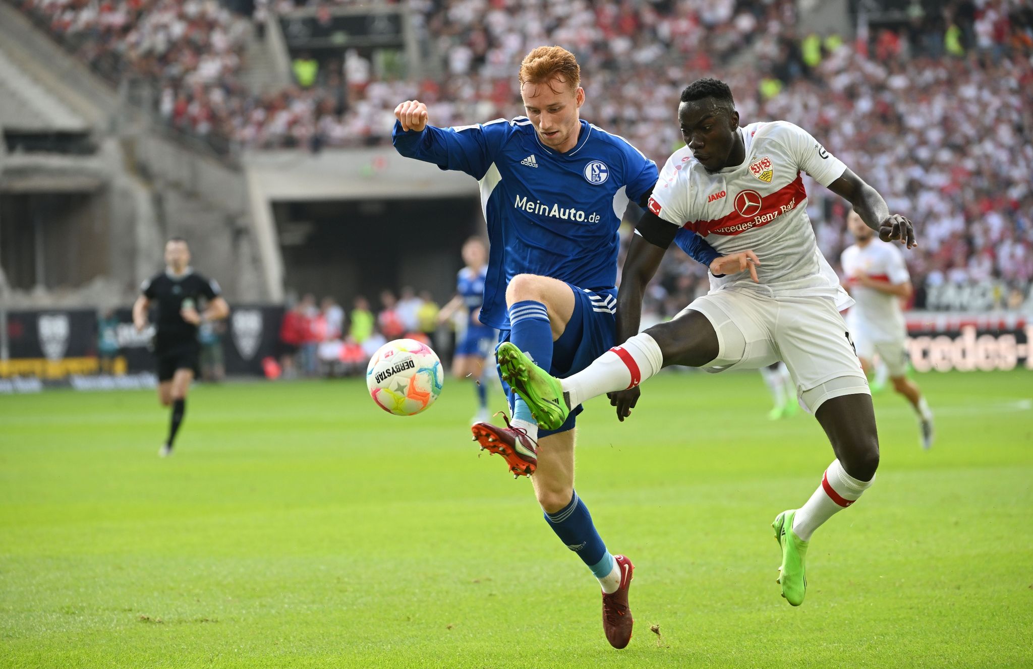 Terodde kontert Führich: Schalke und Stuttgart noch sieglos