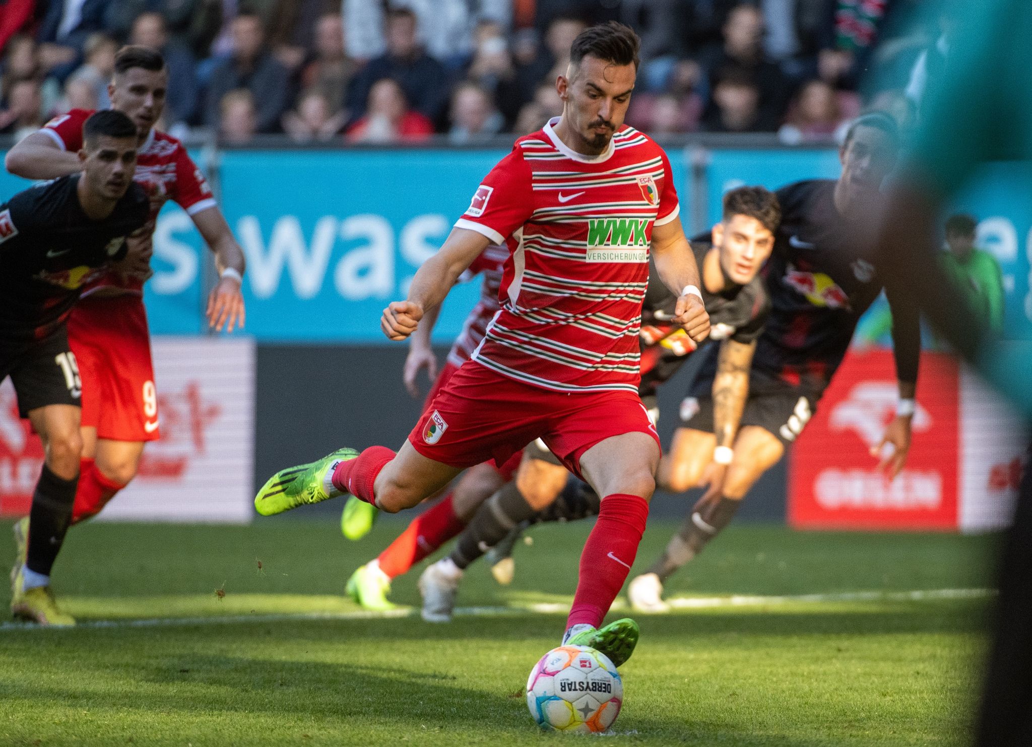 Leipzig wendet bittere Pleite ab: Remis nach 0:3 in Augsburg