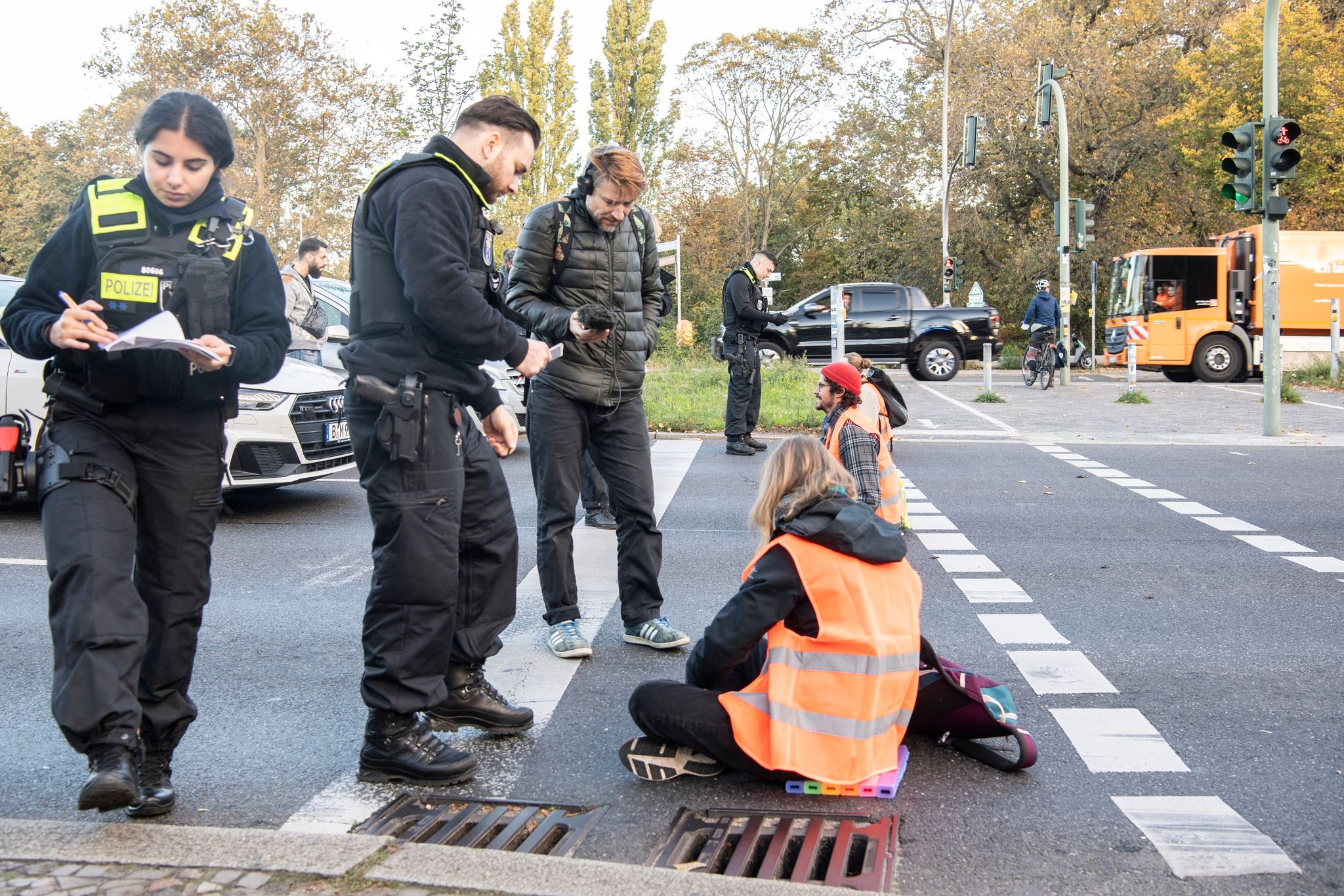 Klima-Protest in Bundesfinanzministerium
