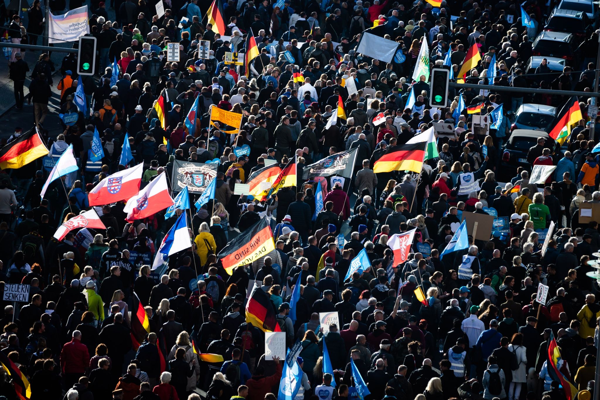 Tausende Teilnehmer bei AfD-Demonstration in Berlin