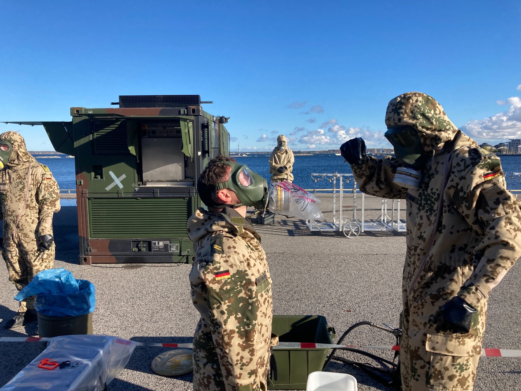 Bundeswehr übt Schutz von Häfen und Flughäfen in Estland