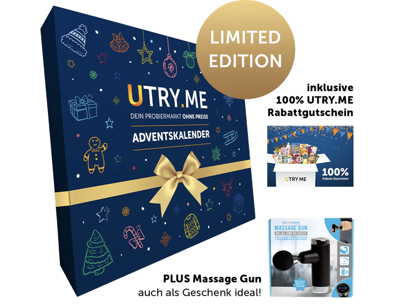 Shopping Deal der Woche: Utry.me Adventskalender mit Extra-Weihnachtsgeschenk