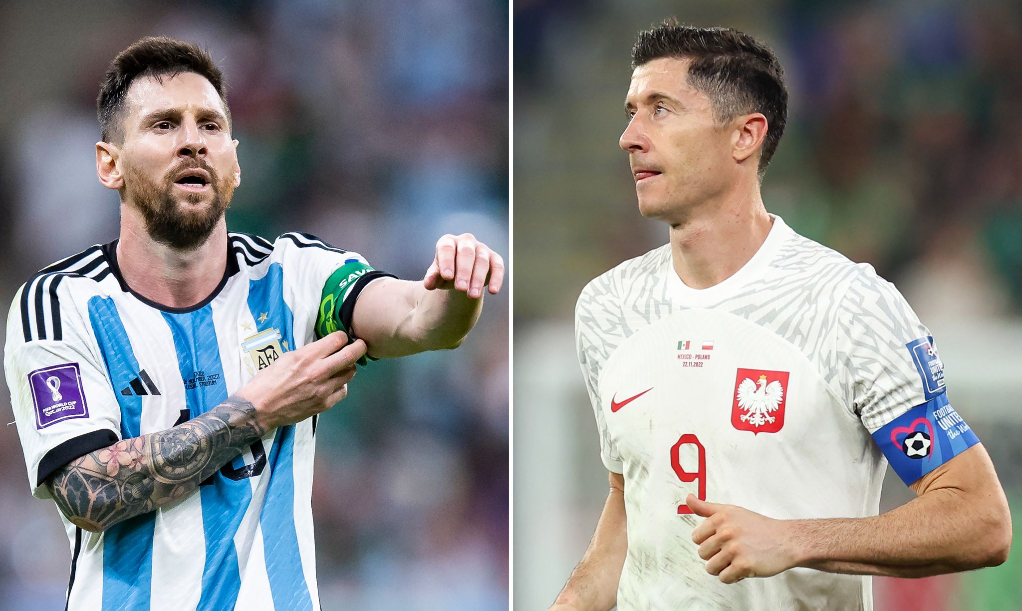 Star-Gipfel als WM-Highlight: Messi gegen Lewandowski