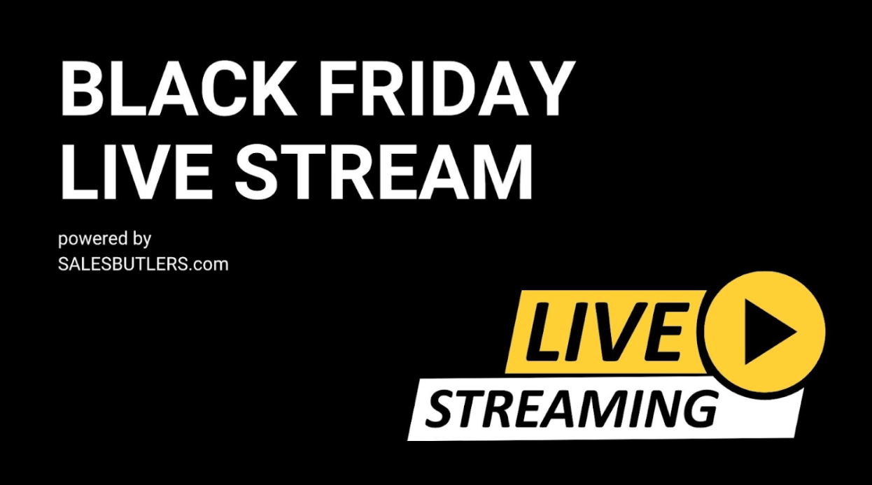 Black Friday Livestream powered by Salesbutlers