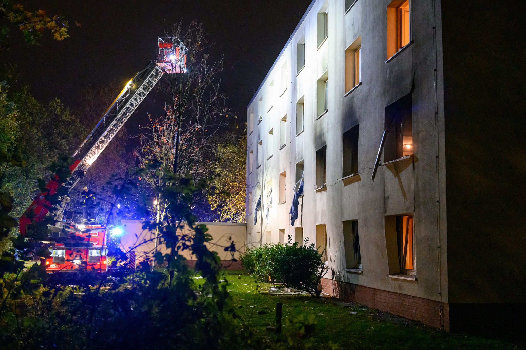 Explosion in Hamburger Männerwohnheim – Mann in Lebensgefahr