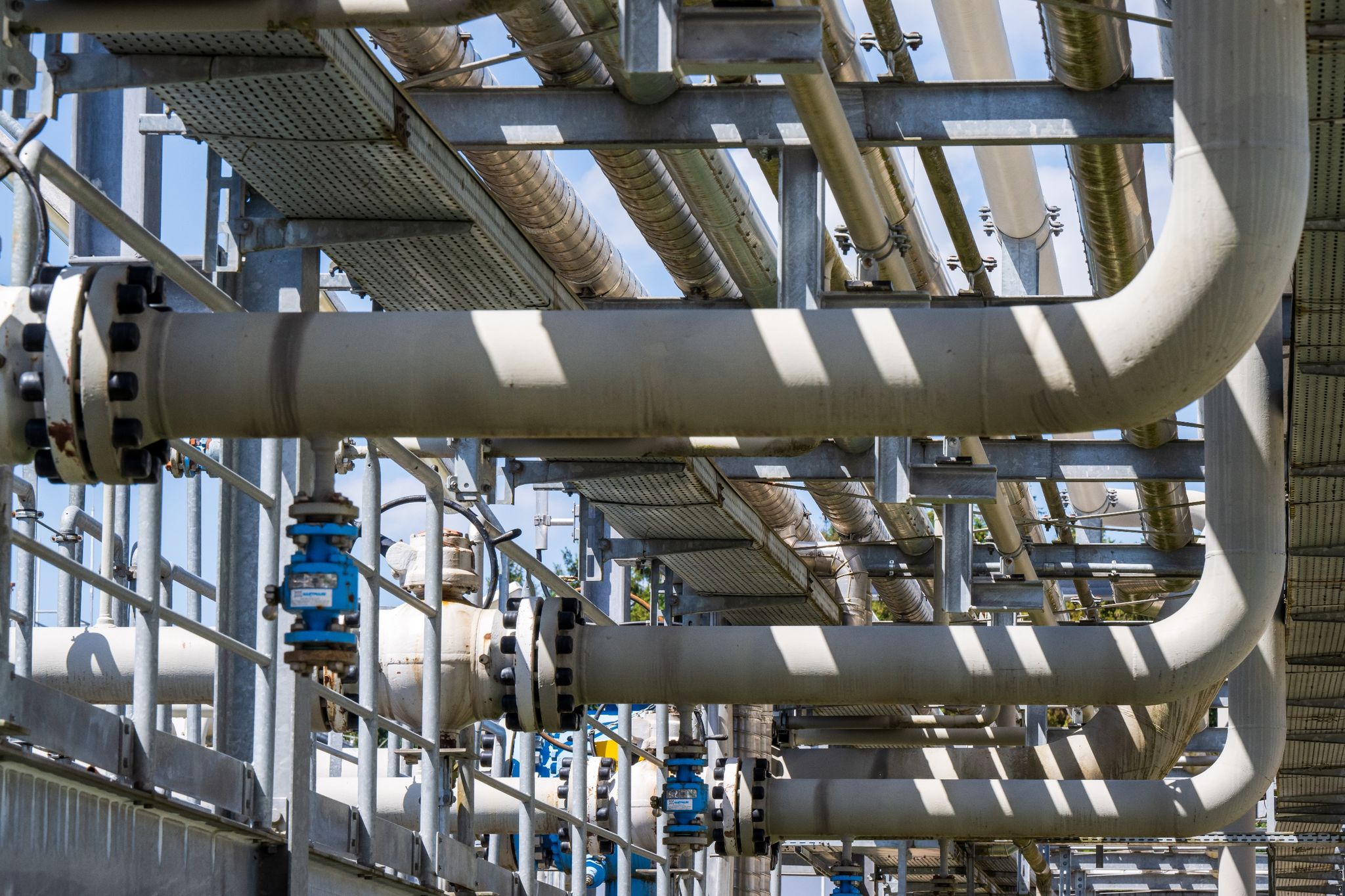 Füllstand der Gasspeicher sinkt erstmals wieder leicht