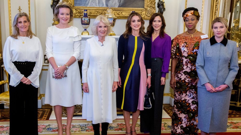 Königsgemahlin Camilla trifft Königinnen, Prinzessinnen, First Ladys