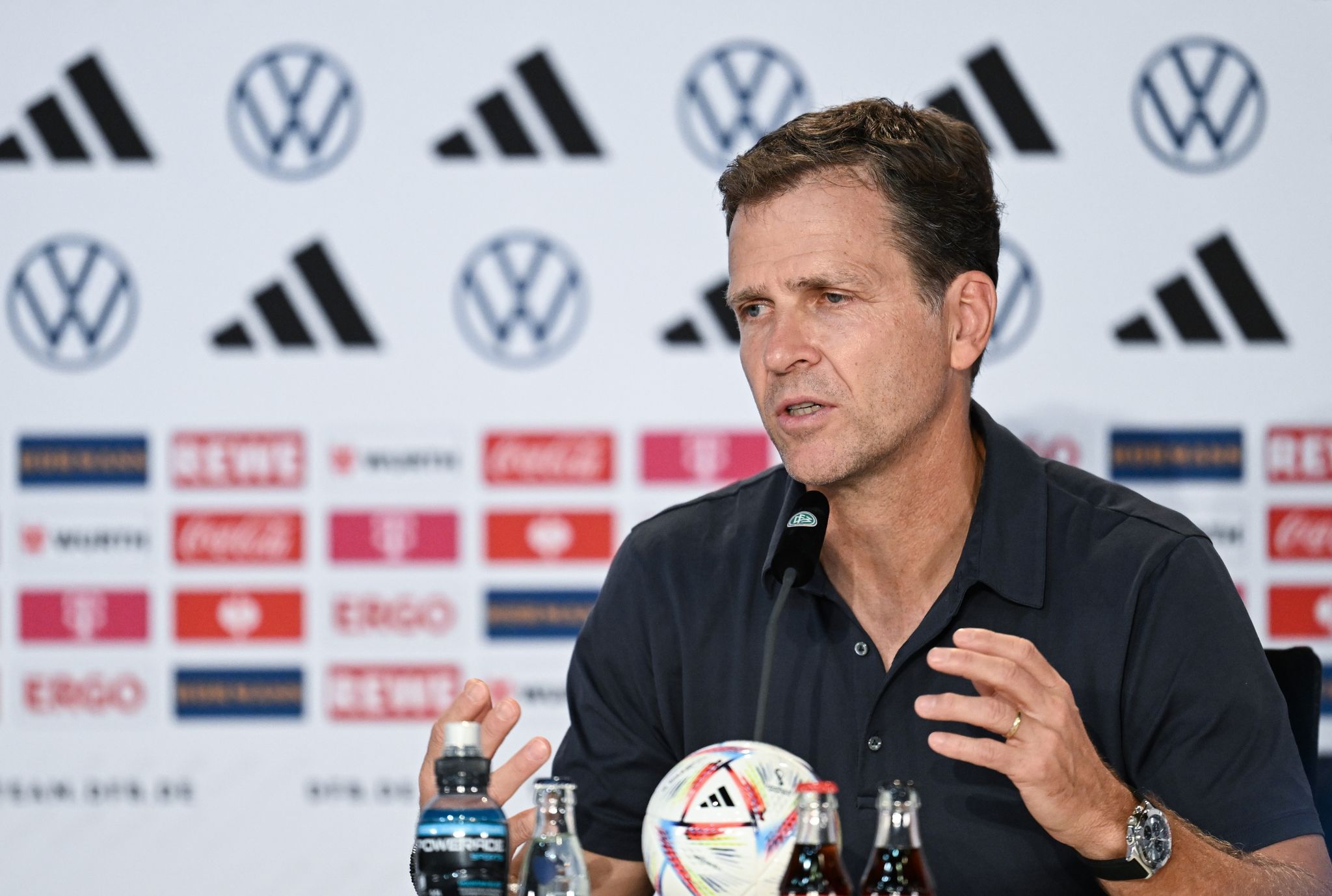 «One-Love»-Eklat: Bierhoff beklagt «Drucksituation»