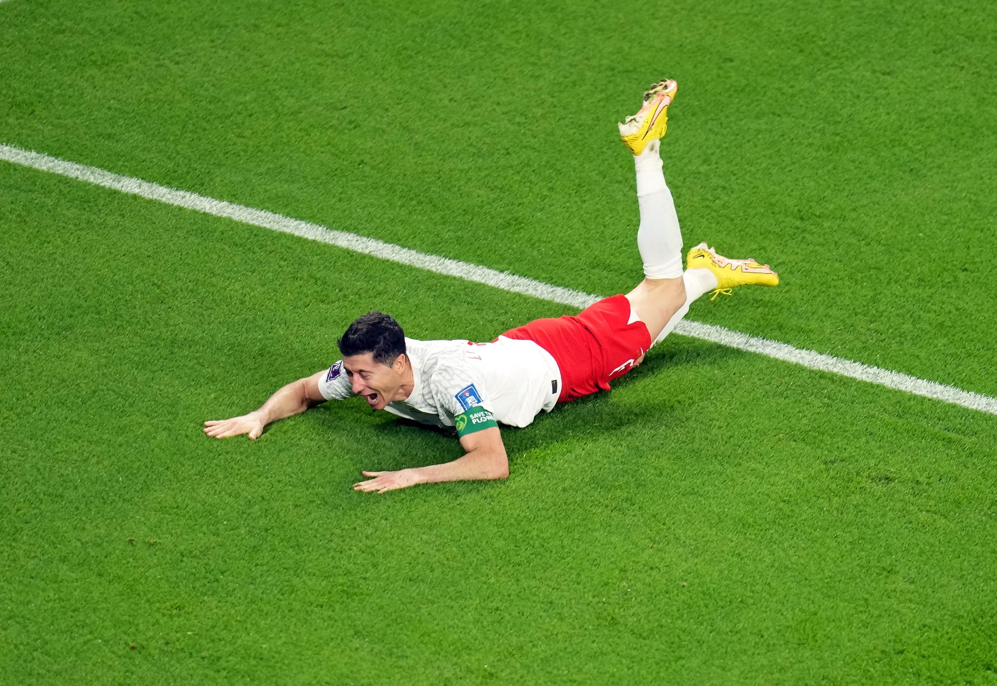 WM-Premierentor: Lewandowski feiert Sieg gegen Saudi-Arabien