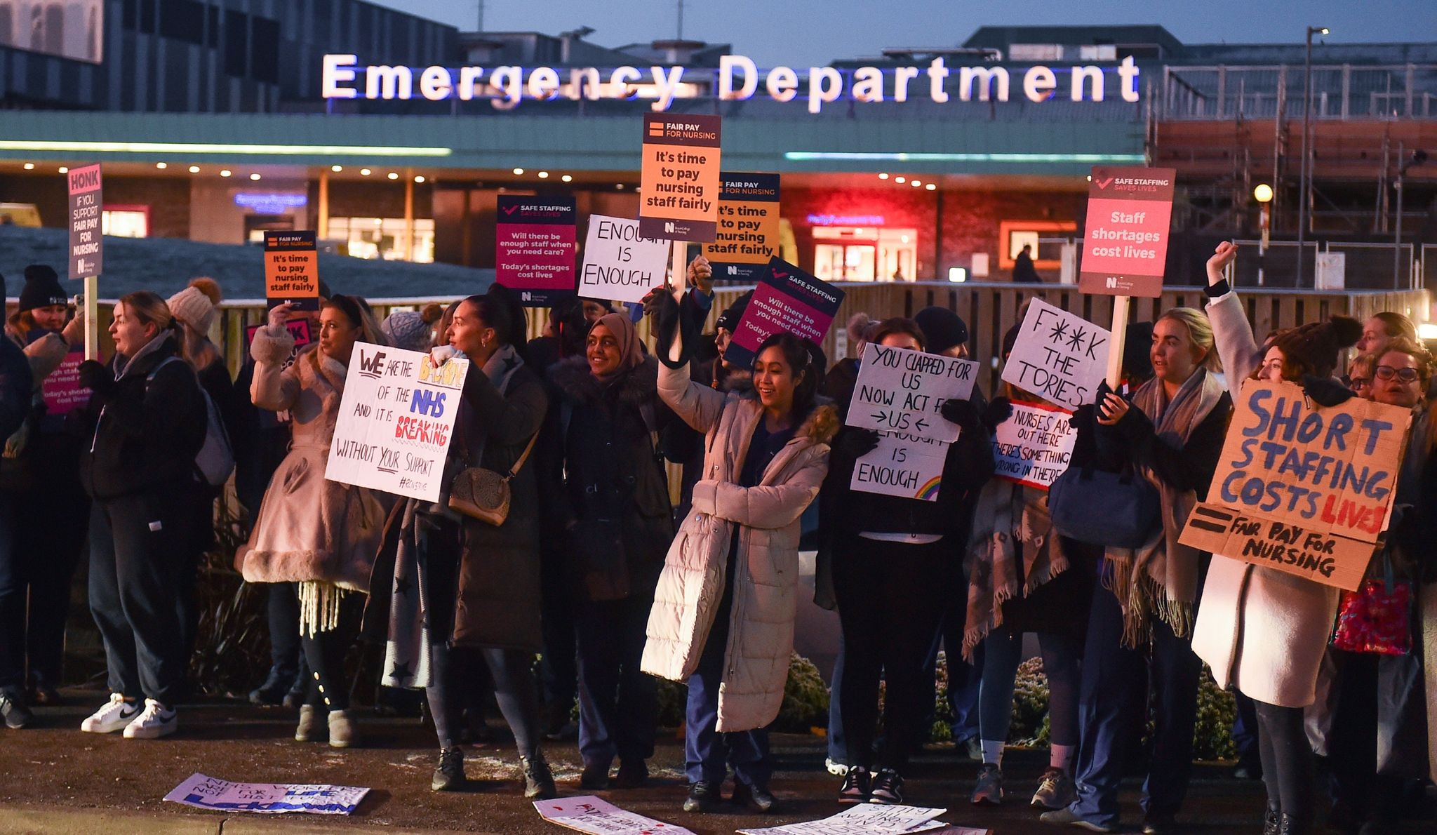 Land des Stillstands: Streikwelle lähmt Großbritannien