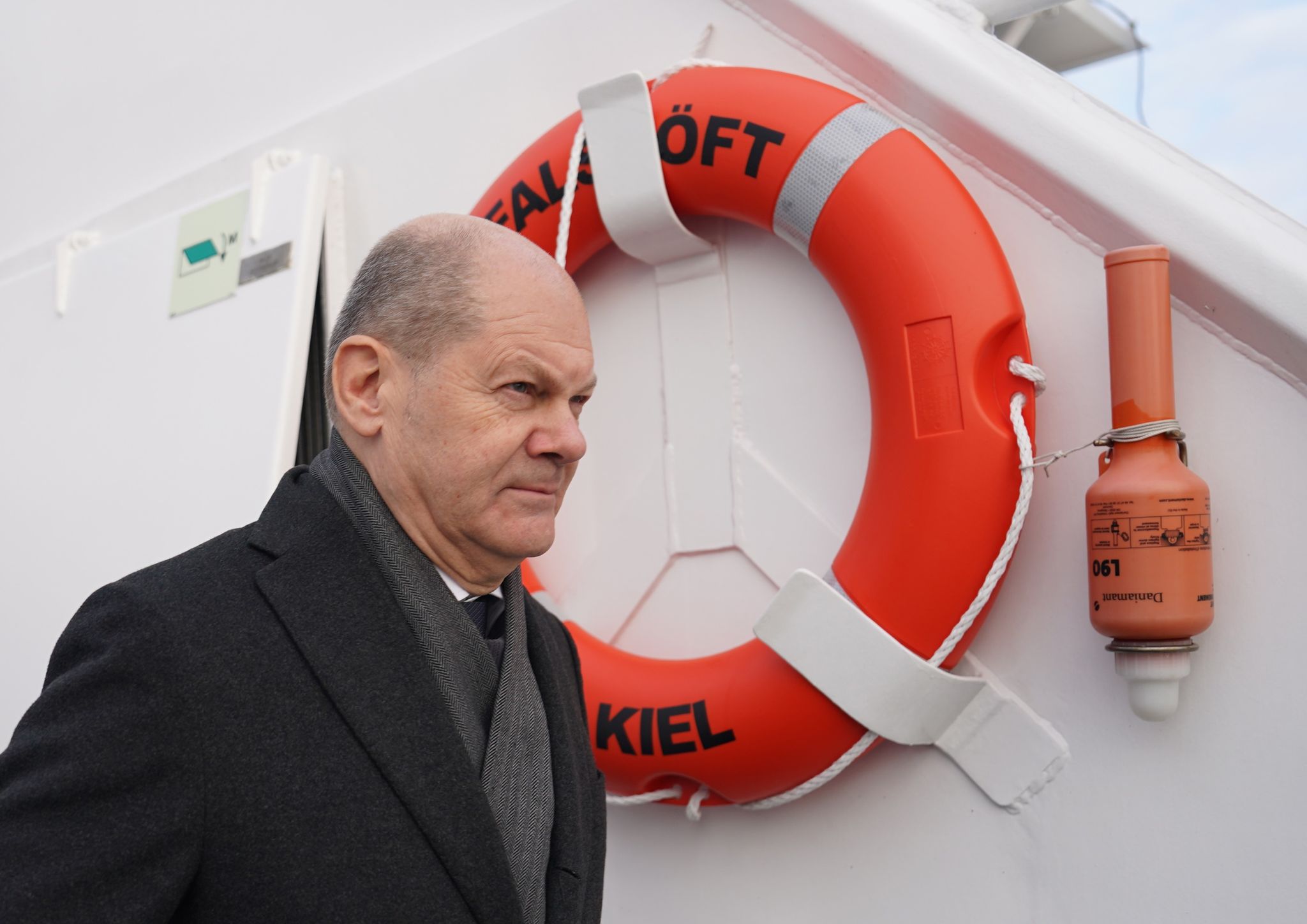 Rüstungshilfe für Singapur: Scholz bei U-Boot-Taufe in Kiel