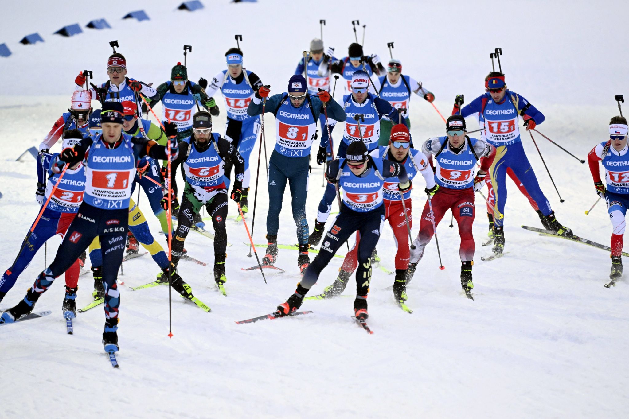 Deutsche Biathleten werden Staffel-Zweite