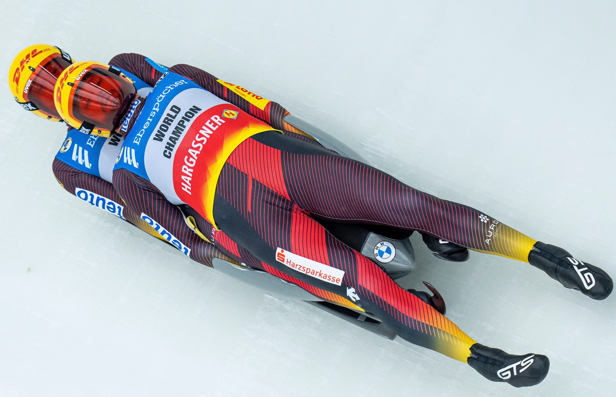 Rodler Eggert/Benecken rasen erneut zum Sieg