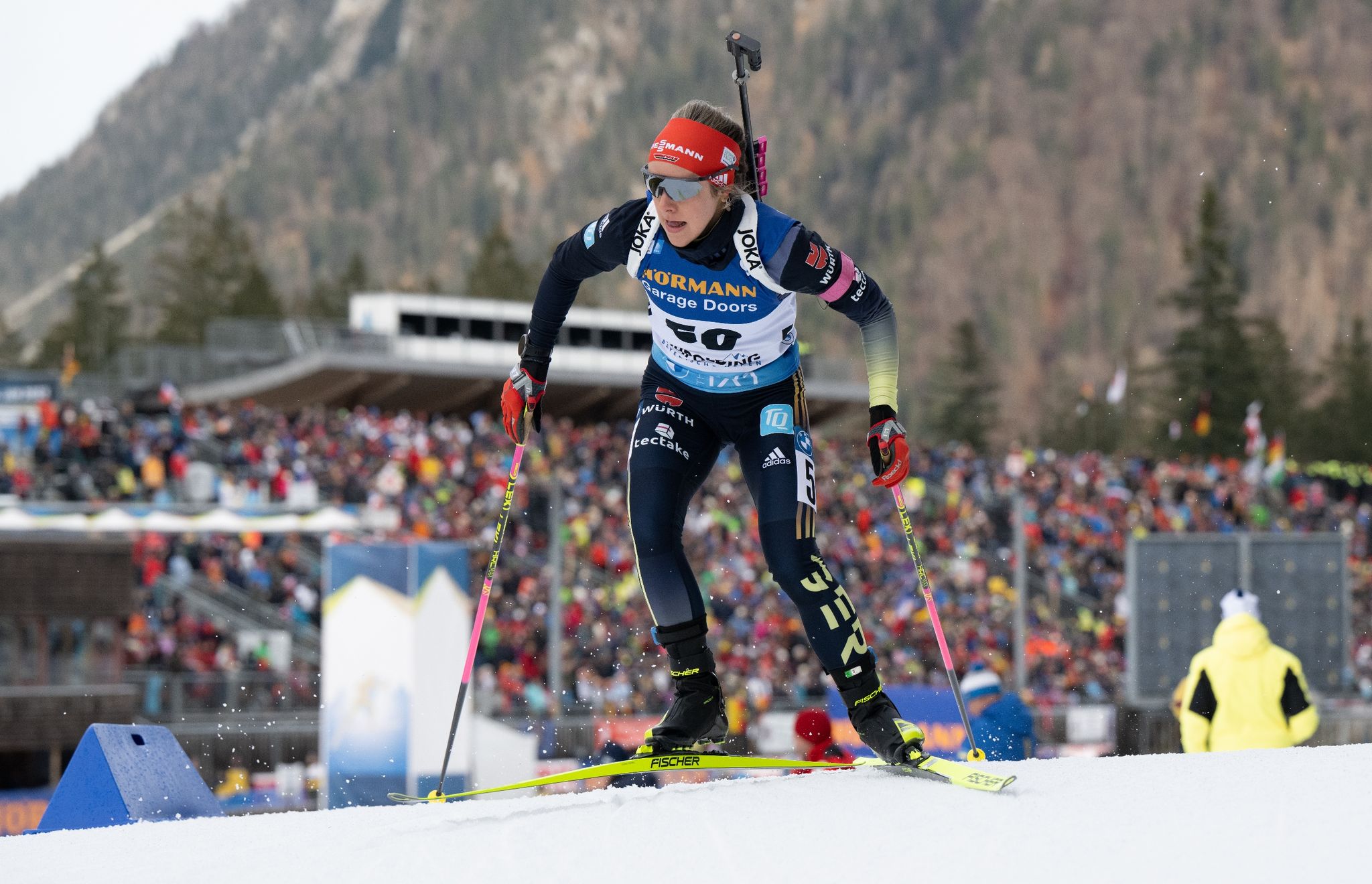 Biathletin Schneider möchte mit der Staffel aufs Heim-Podest