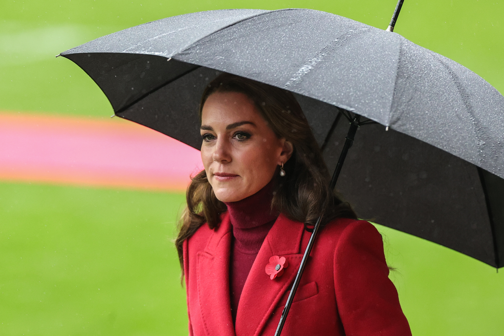 Kate Middleton im Regen