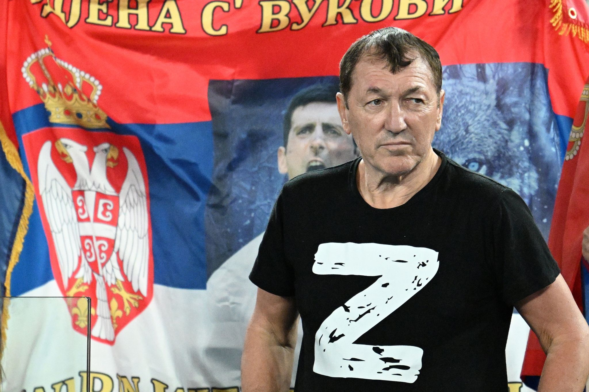 «Schande»: Aufregung um Russland-Flaggen und Djokovic-Vater