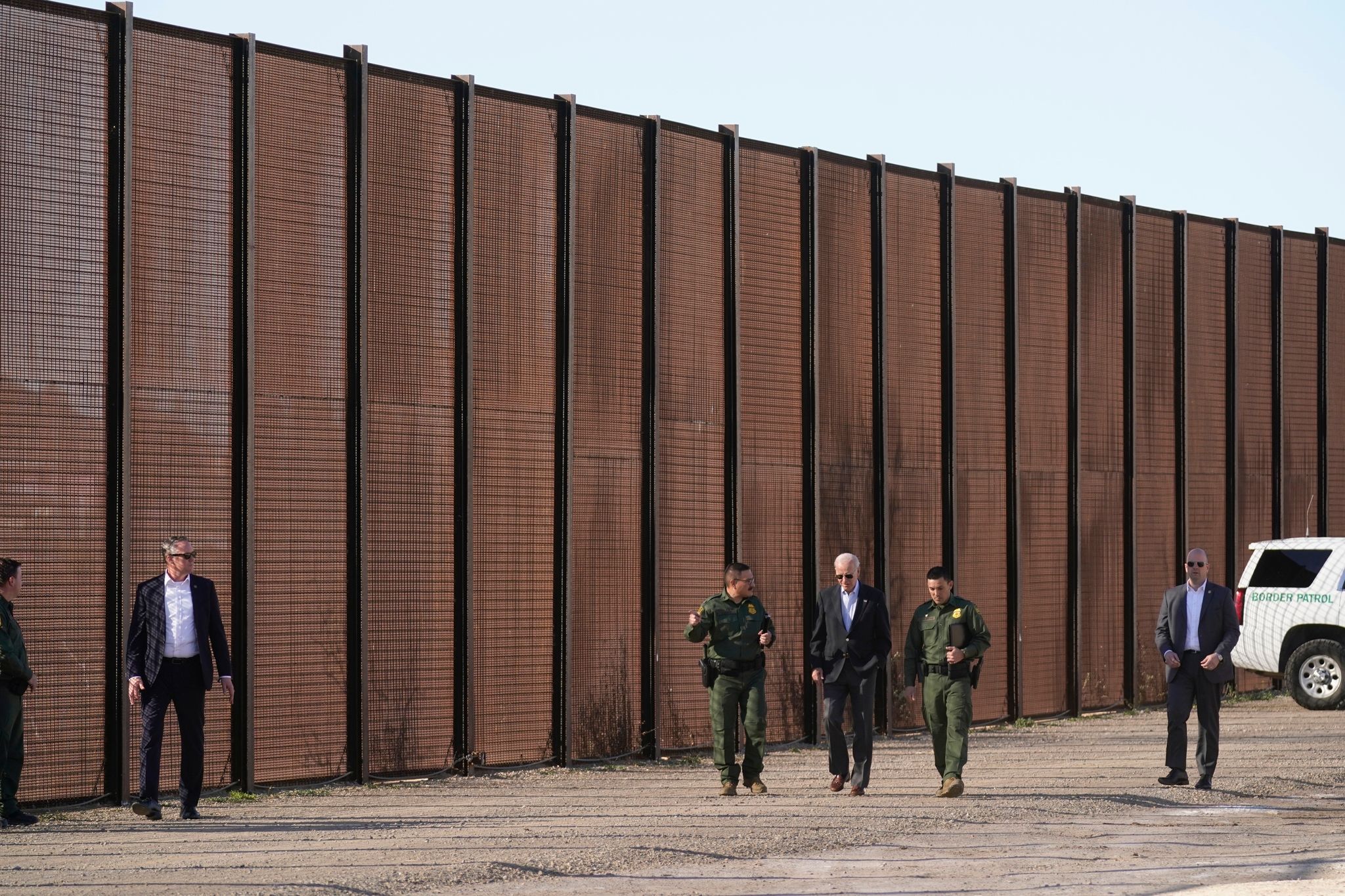 Migration: Vor Gipfel in Mexiko besucht Biden die Südgrenze