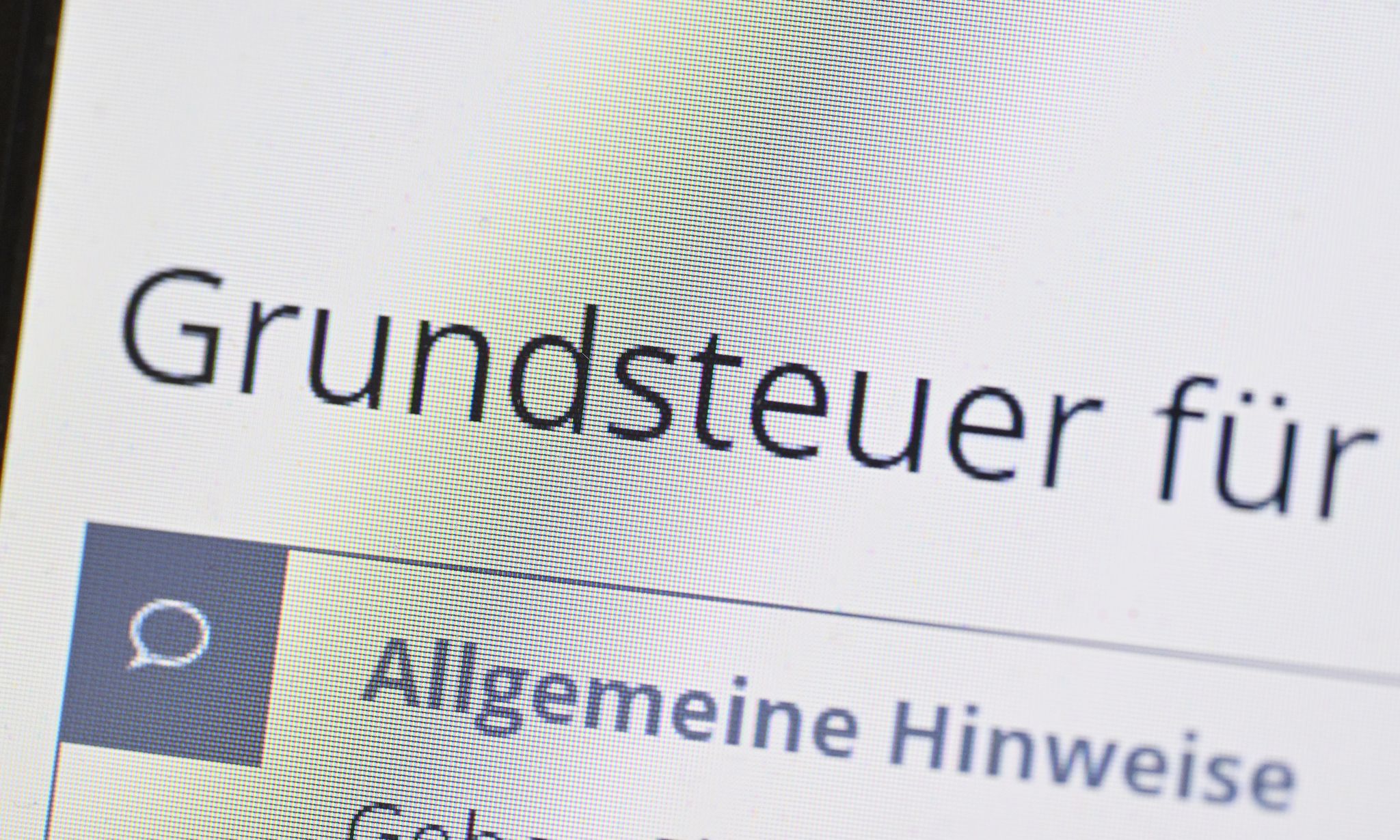Frist bei Grundsteuer läuft ab