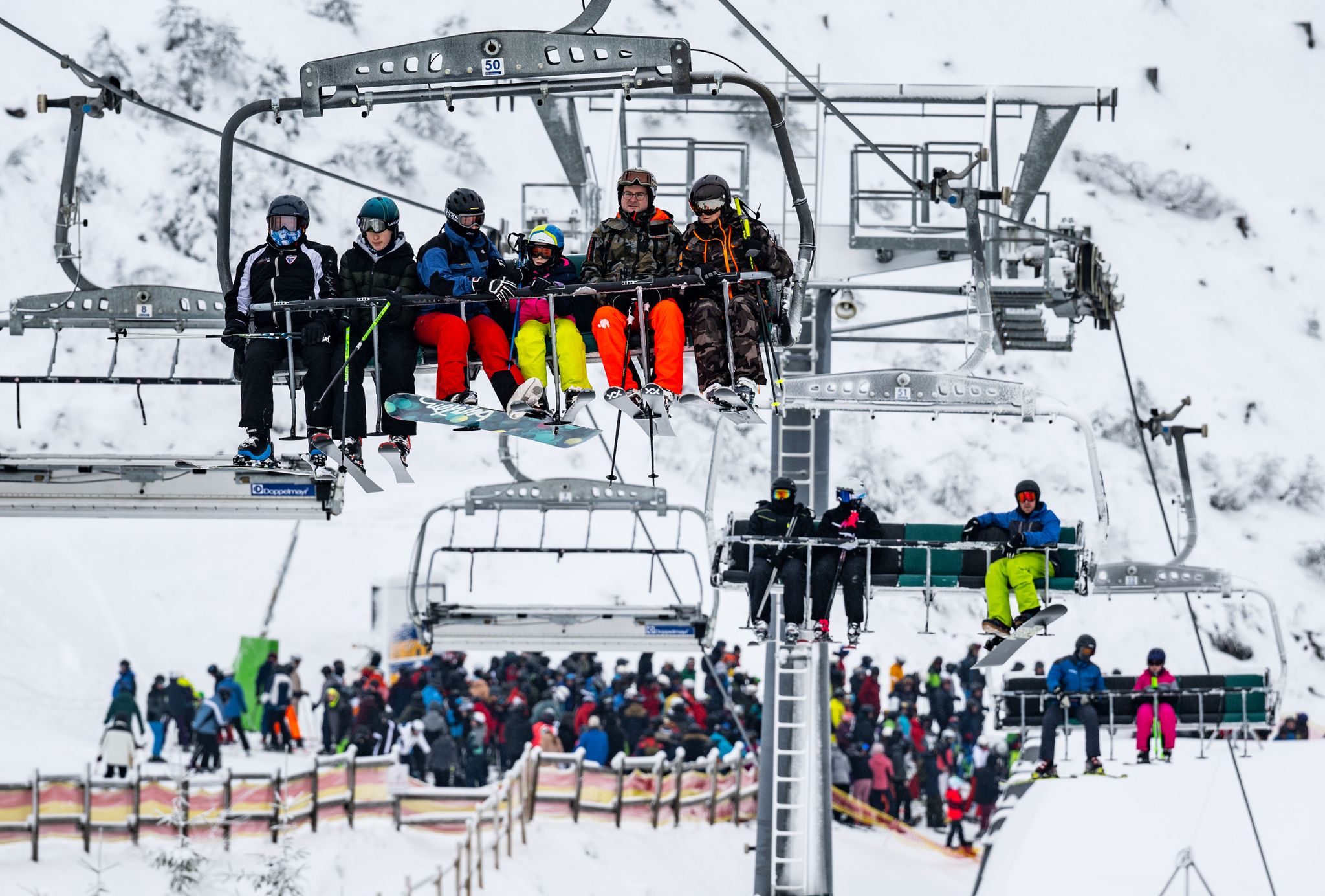 Weißes Wochenende für Wintersportler