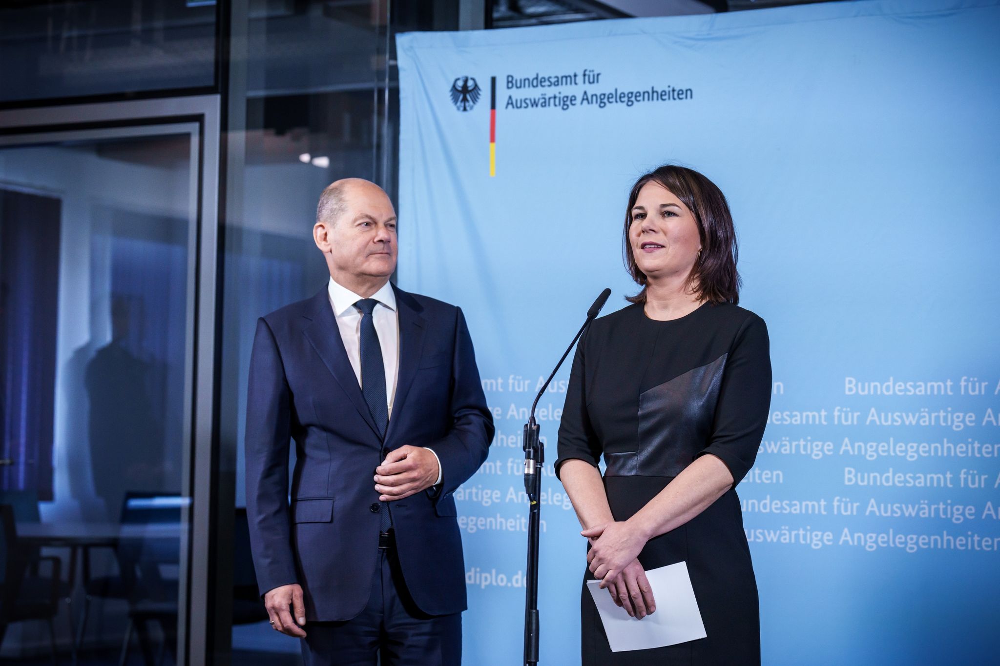 Baerbock und Scholz: Rivalen deutscher Außenpolitik?