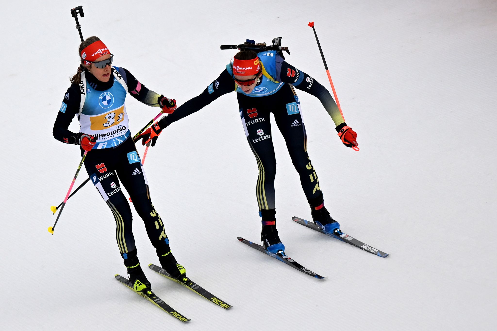 Auch deutsche Frauen-Staffel in Ruhpolding auf Platz zwei