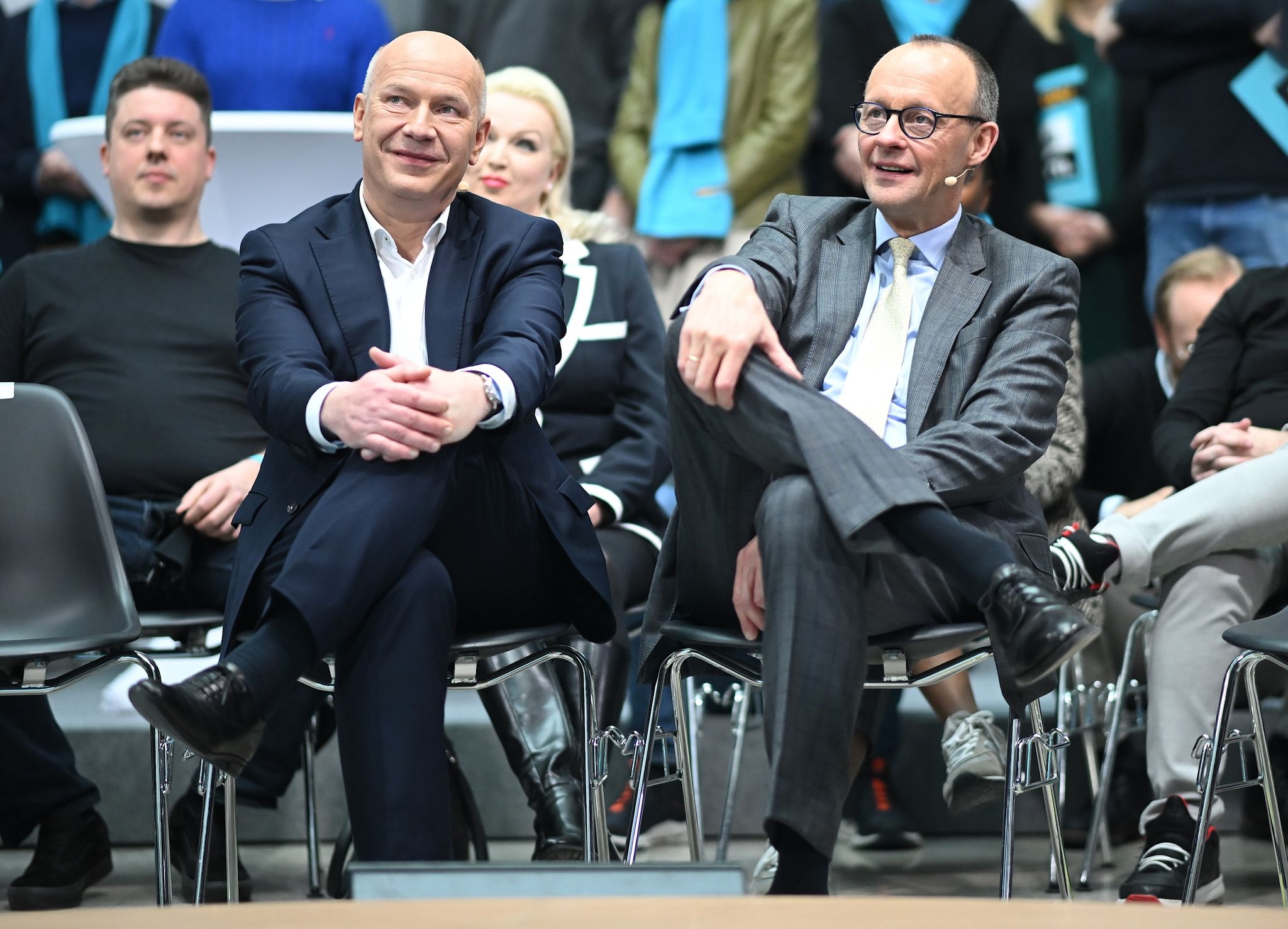 Berliner Wahlkampf: Merz und Lindner werben für Wechsel
