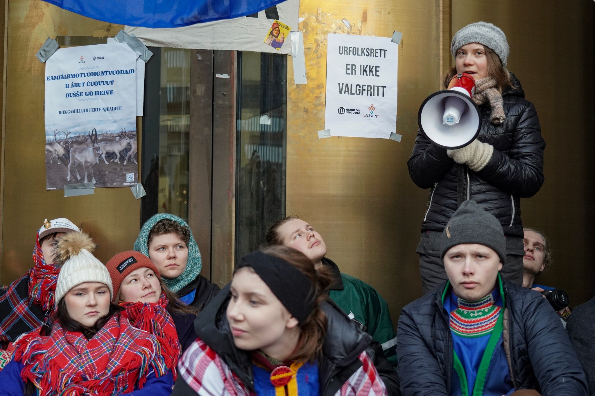 Thunberg demonstriert in Oslo gegen Windpark