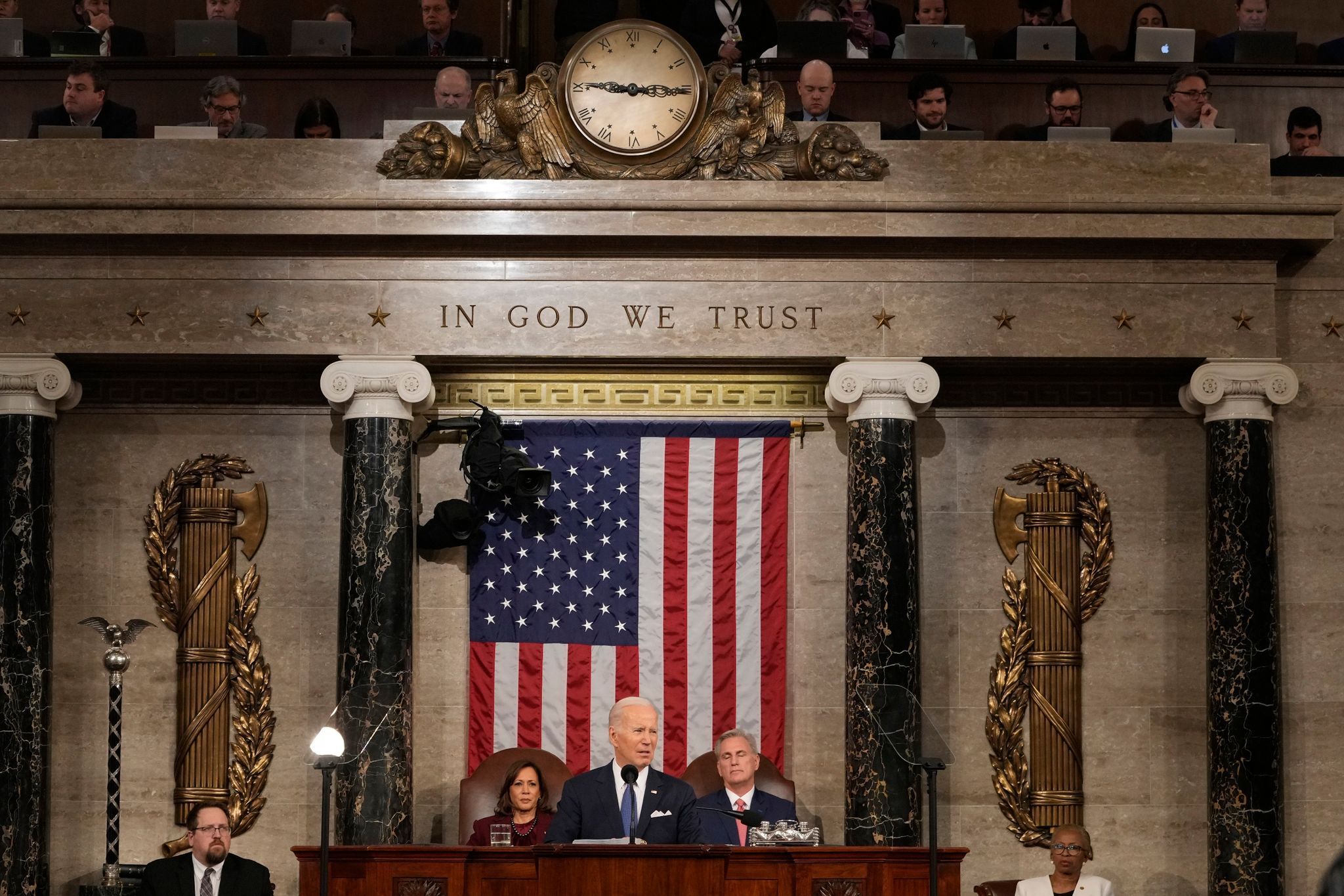 US-Präsident Joe Biden gibt in seiner Rede einen Vorgeschmack auf 2024