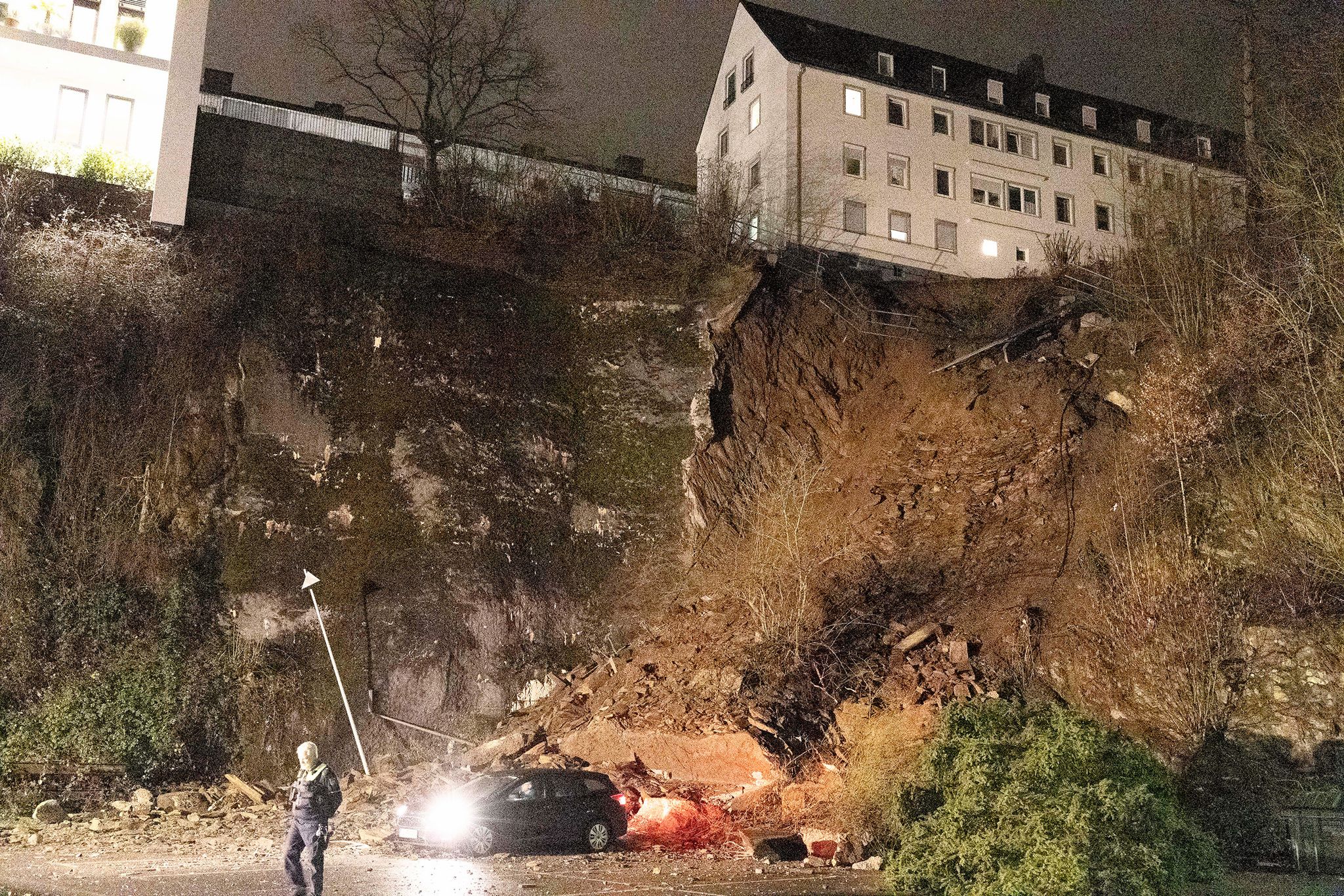 «Wie ein Erdbeben»: Hangrutsch erschüttert Anwohner