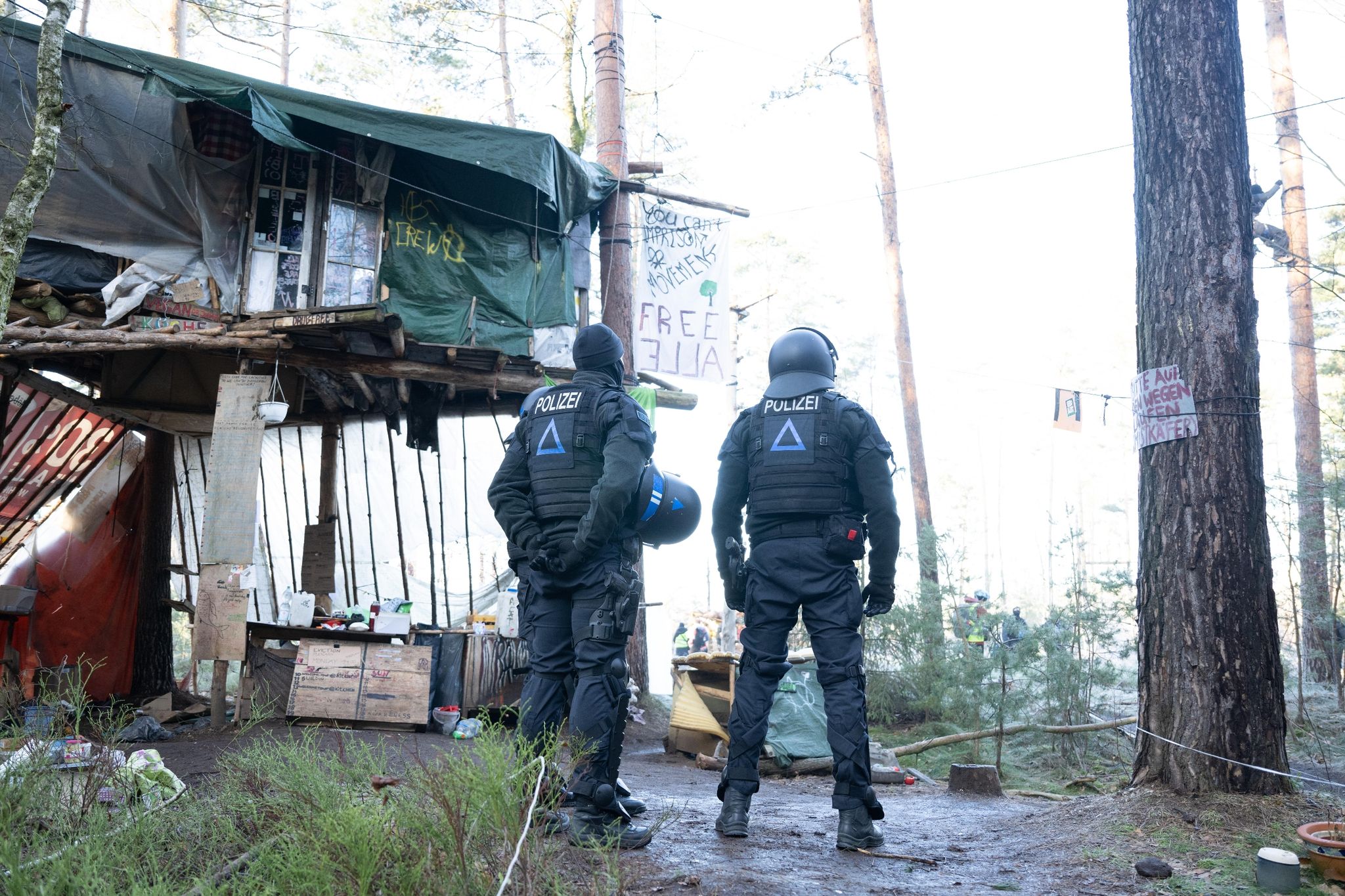 Räumung des Waldstücks Heidebogen hat begonnen