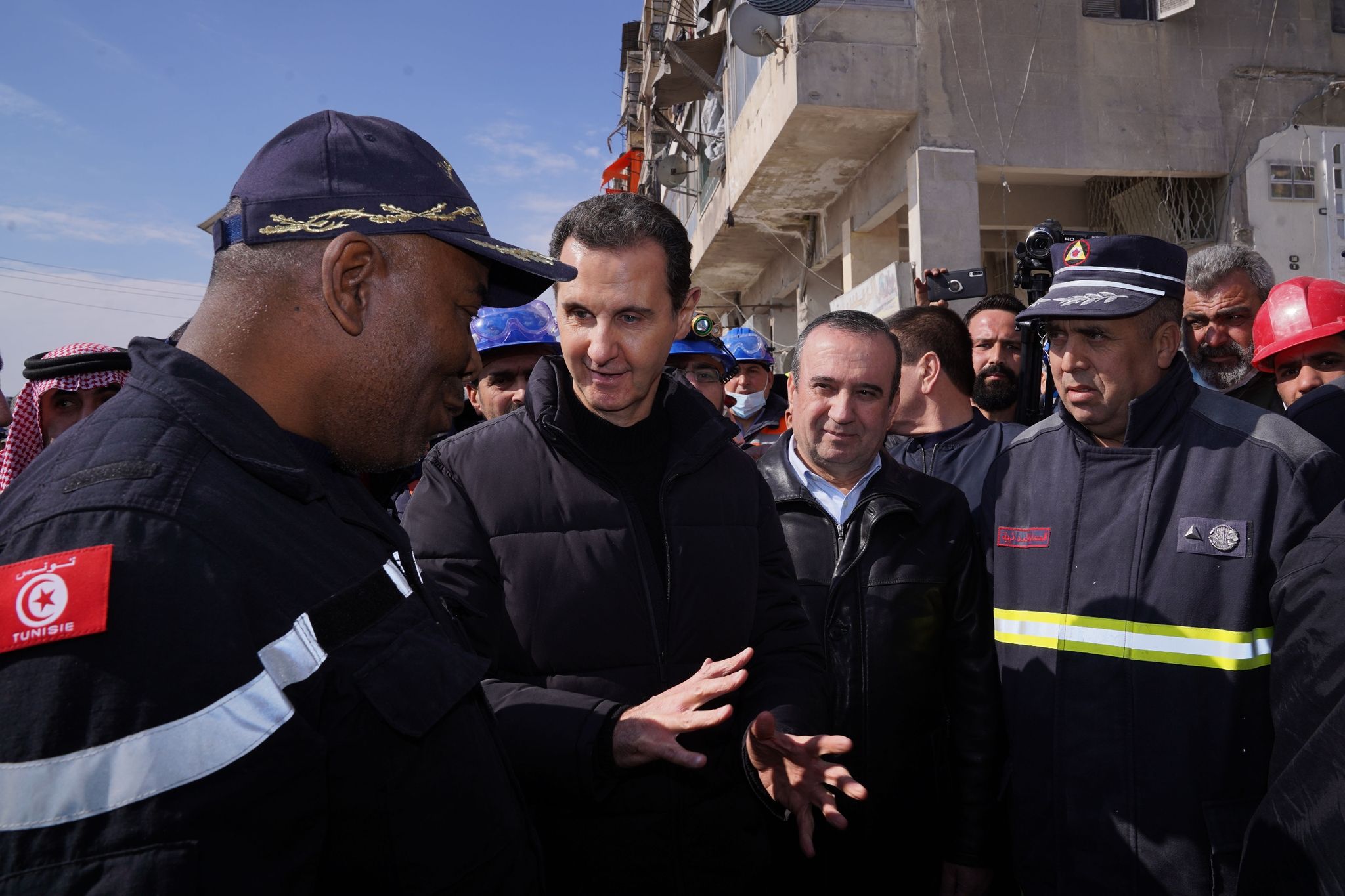 Etwas Bühne für Assad: Syriens Präsident nach den Erdbeben