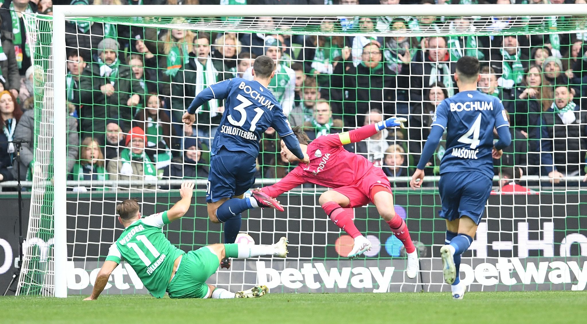 Füllkrug trifft wieder: Bremen besiegt schwache Bochumer