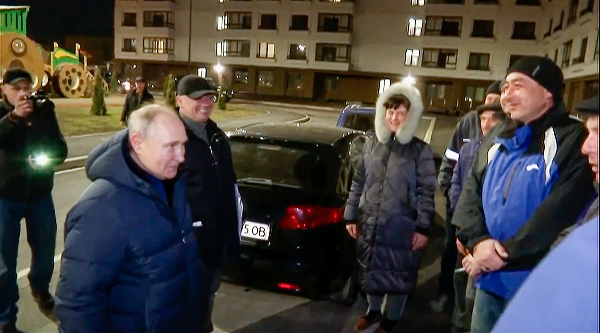 Putin in Mariupol – Zwischenruf: «Das ist alles Lüge»