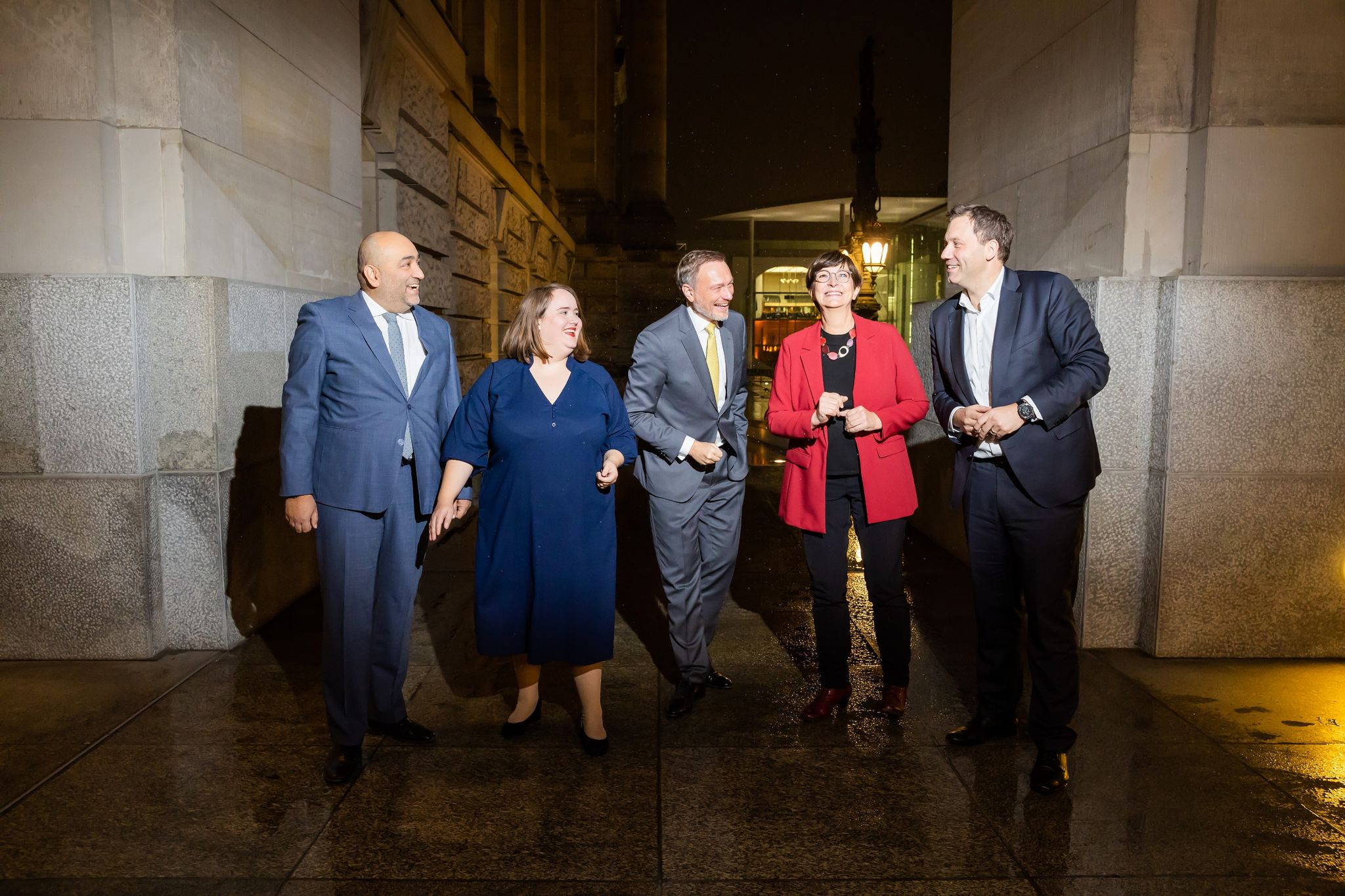 Ampel-Parteivorsitzende demonstrieren Einigkeit