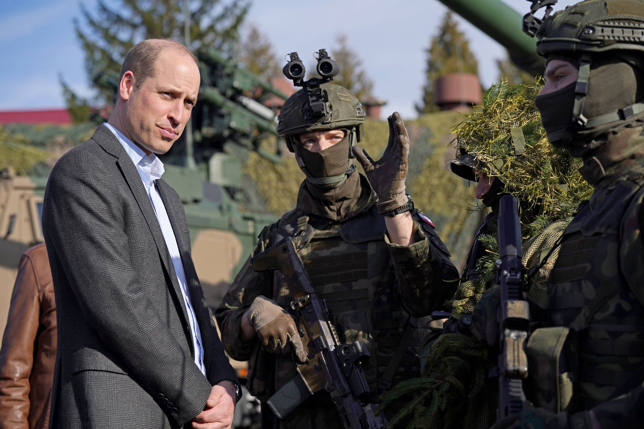 Prinz William besucht Soldaten in Polen