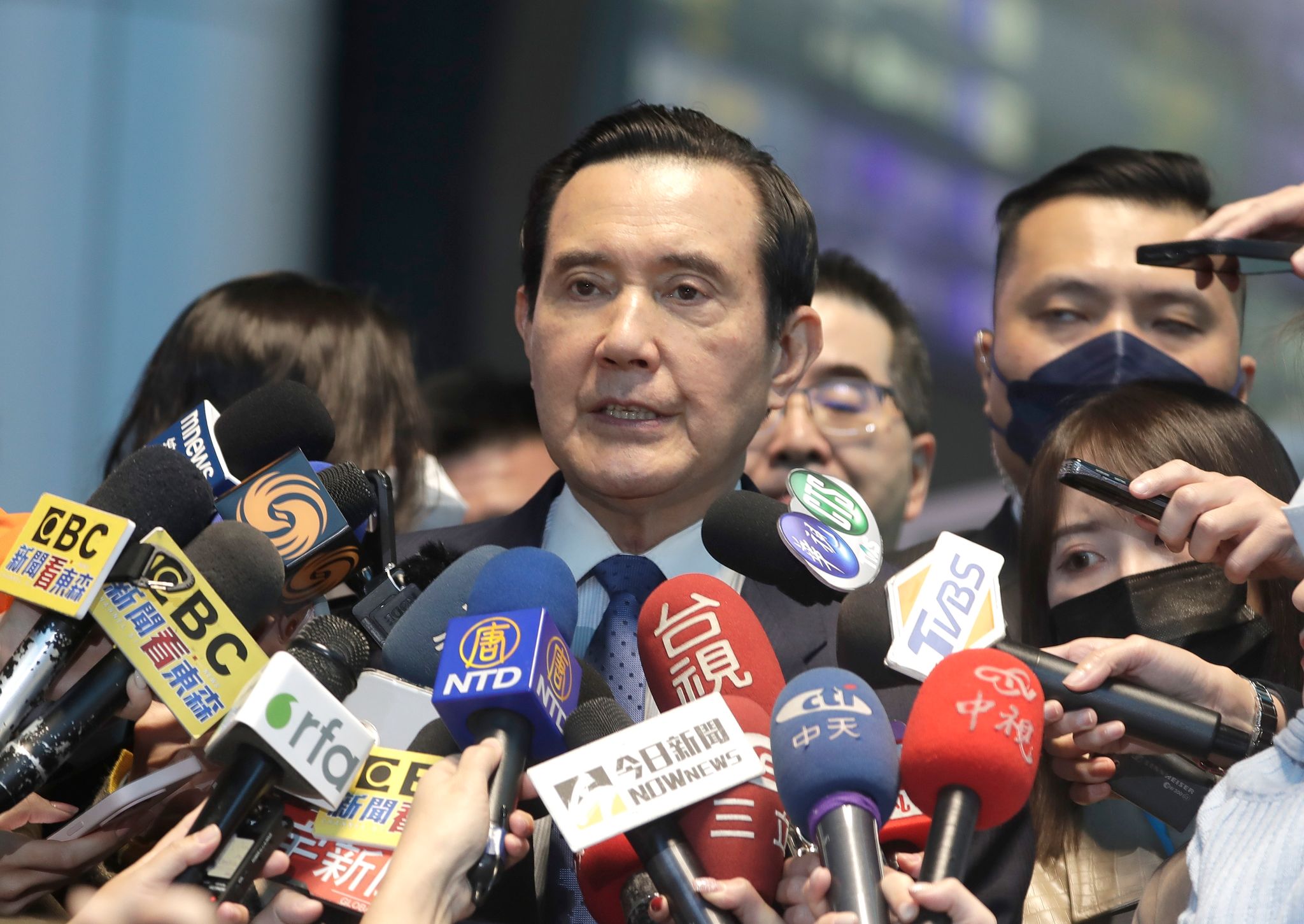 Ehemaliger Präsident Taiwans in China eingetroffen