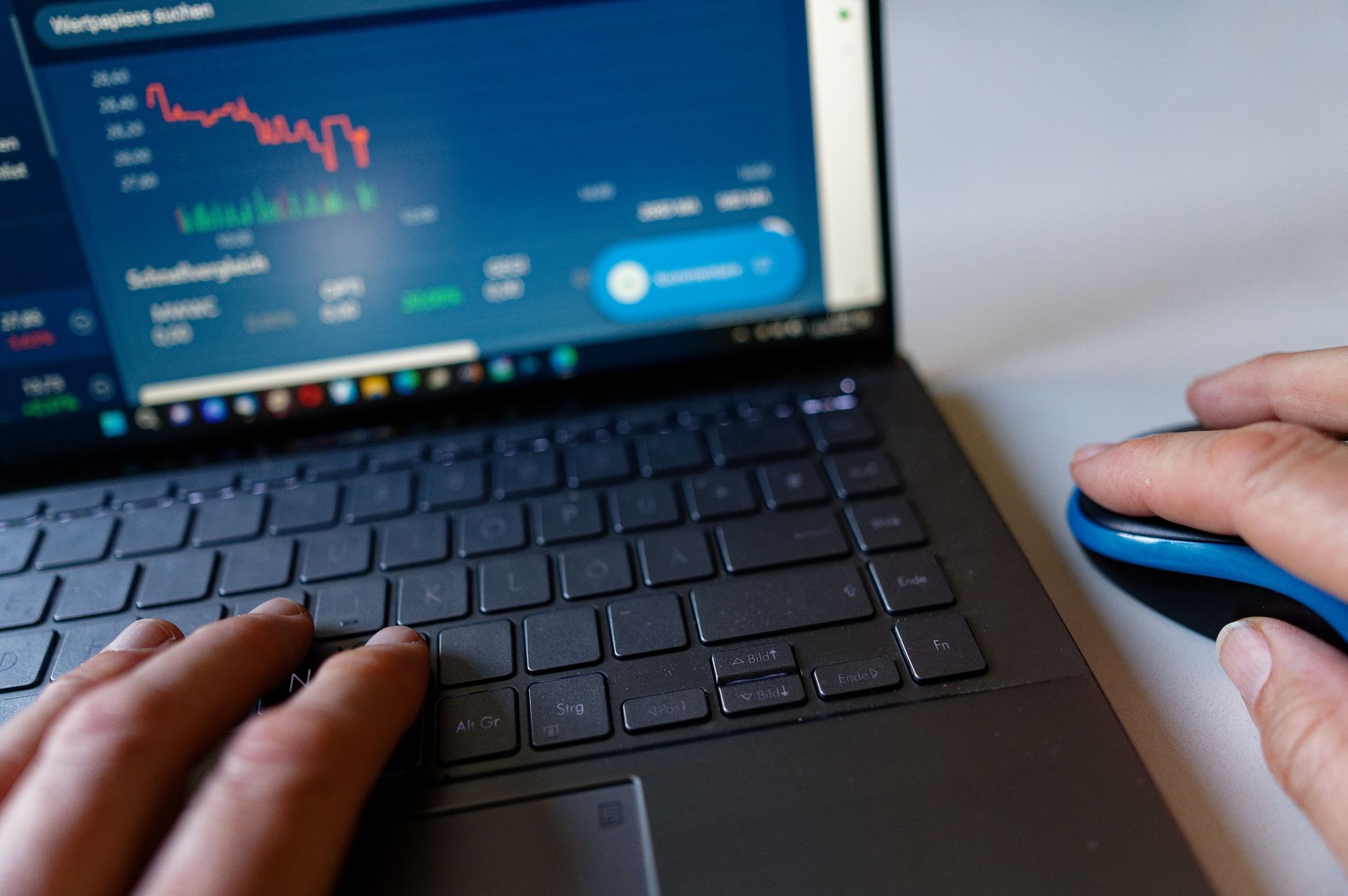 Stress lässt sich durch Muster bei Tastaturbedienung messen