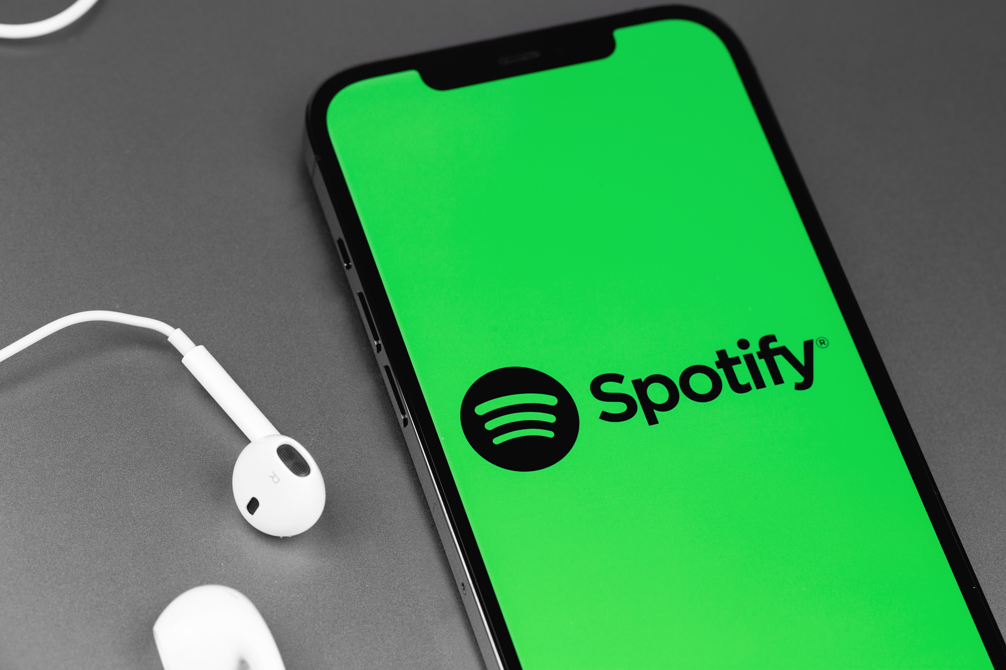 Spotify Logo auf Smartphone