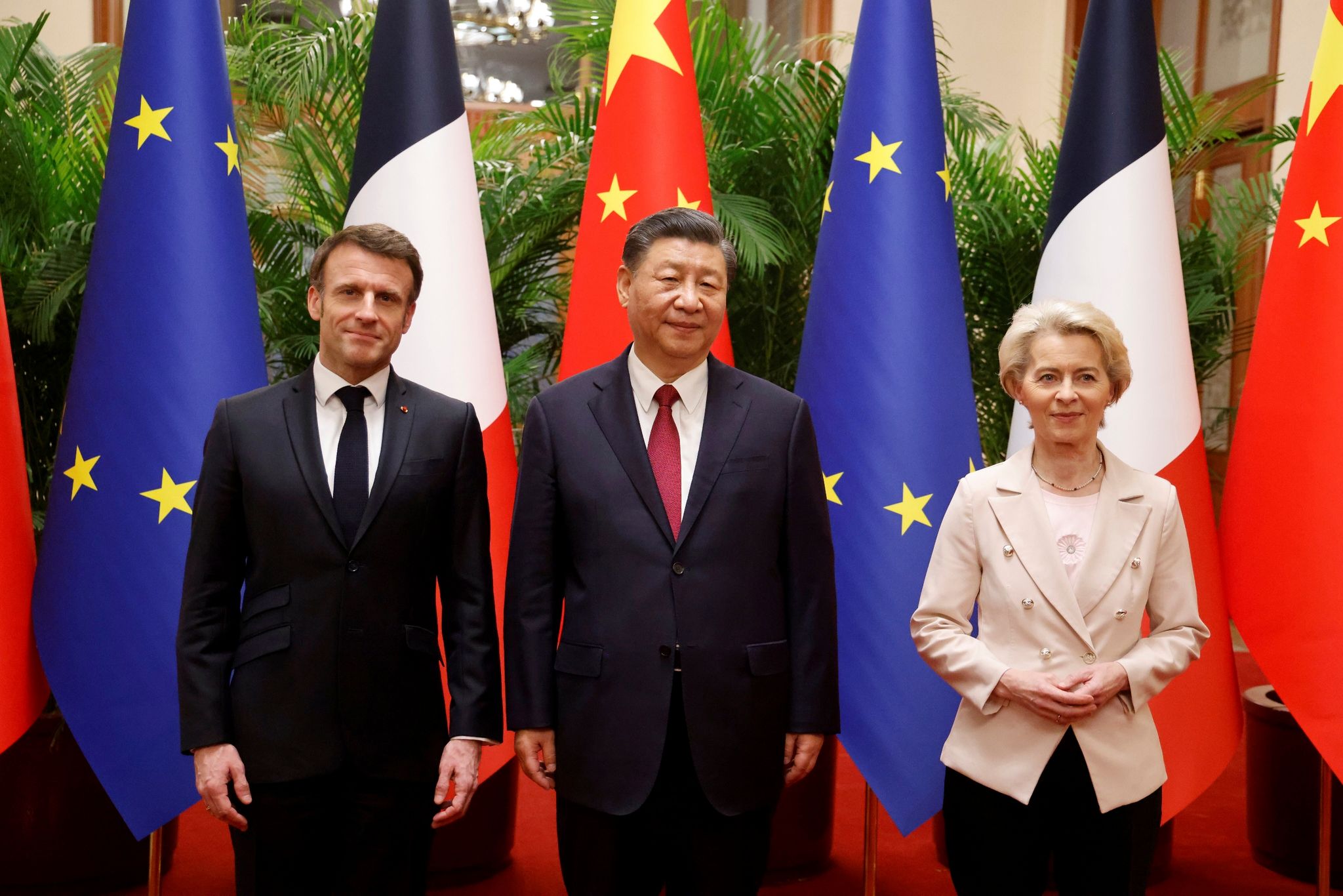 «Good Cop, Bad Cop»?: Macron und von der Leyen in China