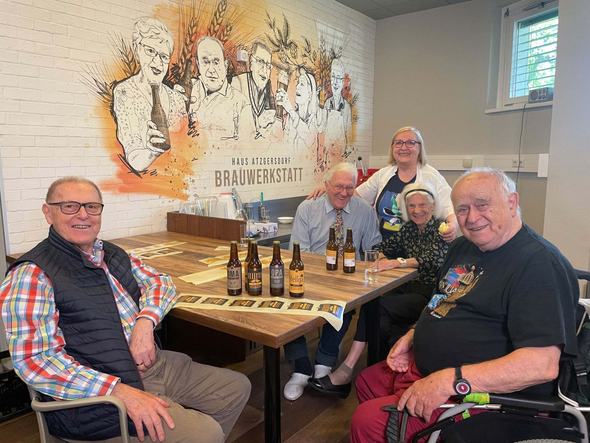 Projekt im Altersheim: Rentner brauen Bier