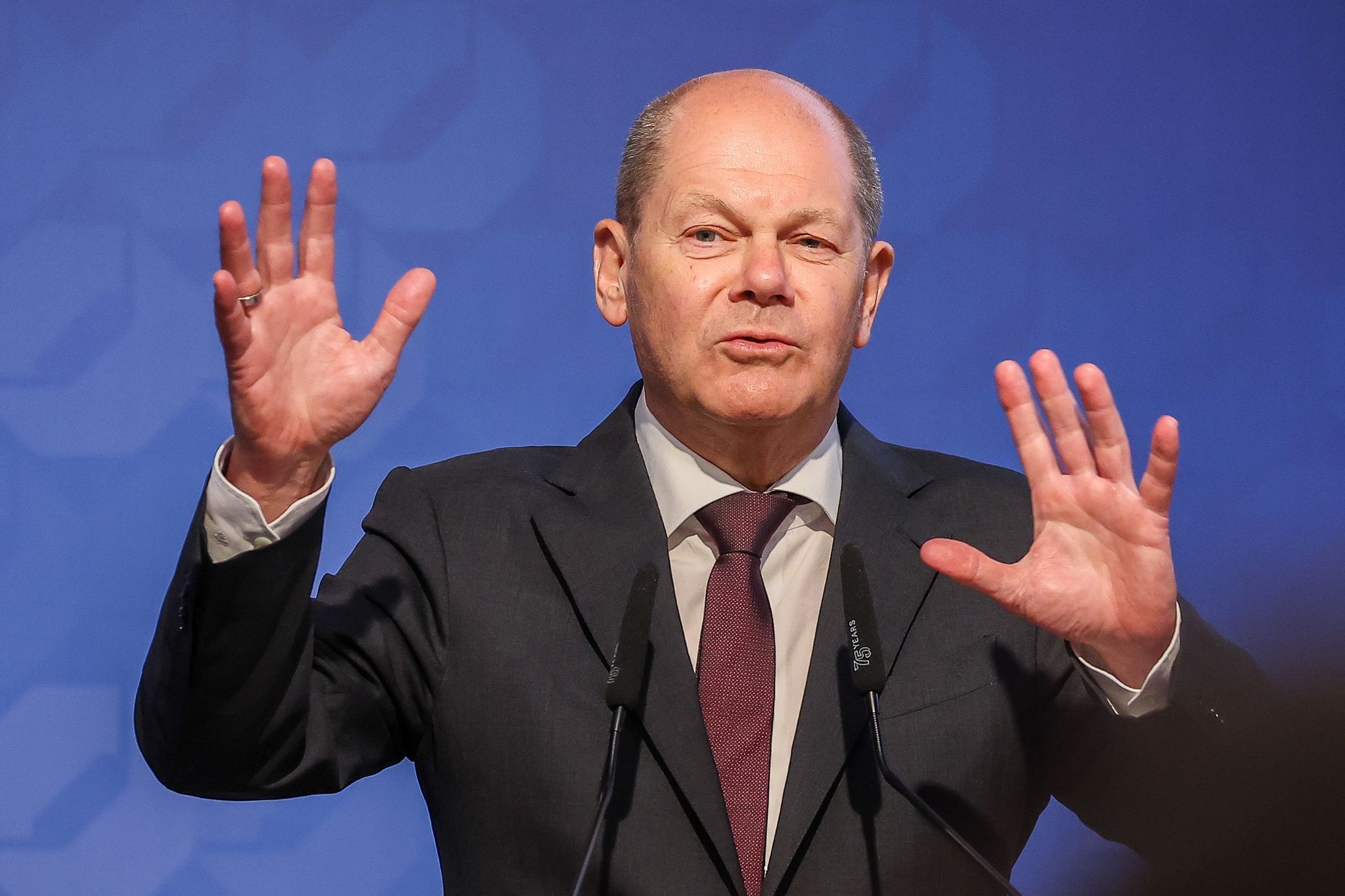 Vor Europa-Rede: Kanzler Scholz schlägt Kritik entgegen