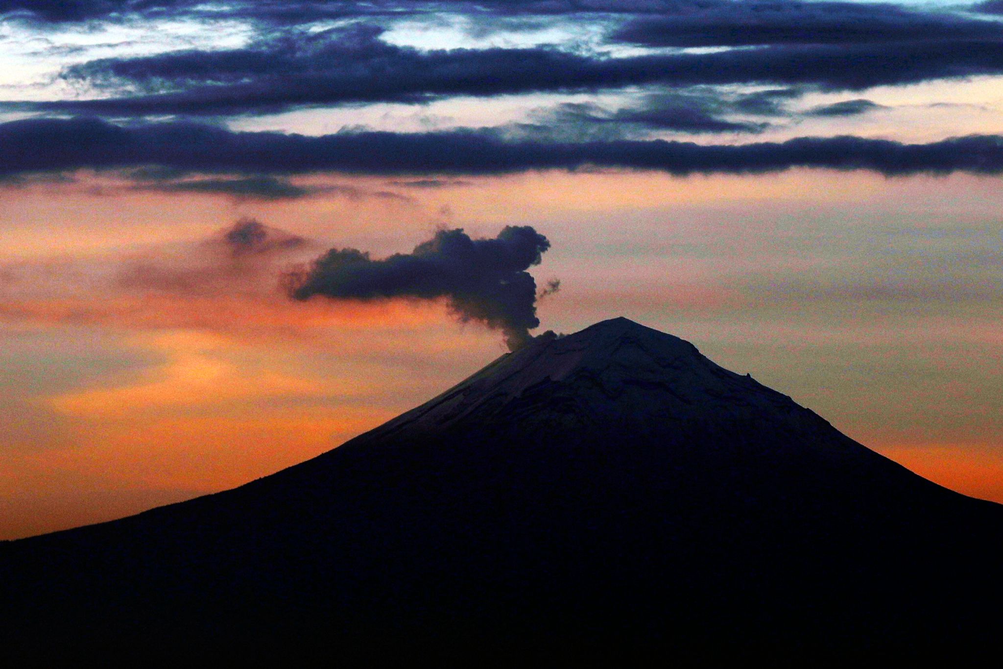 Mexiko erhöht Warnstufe für Vulkan Popocatépetl